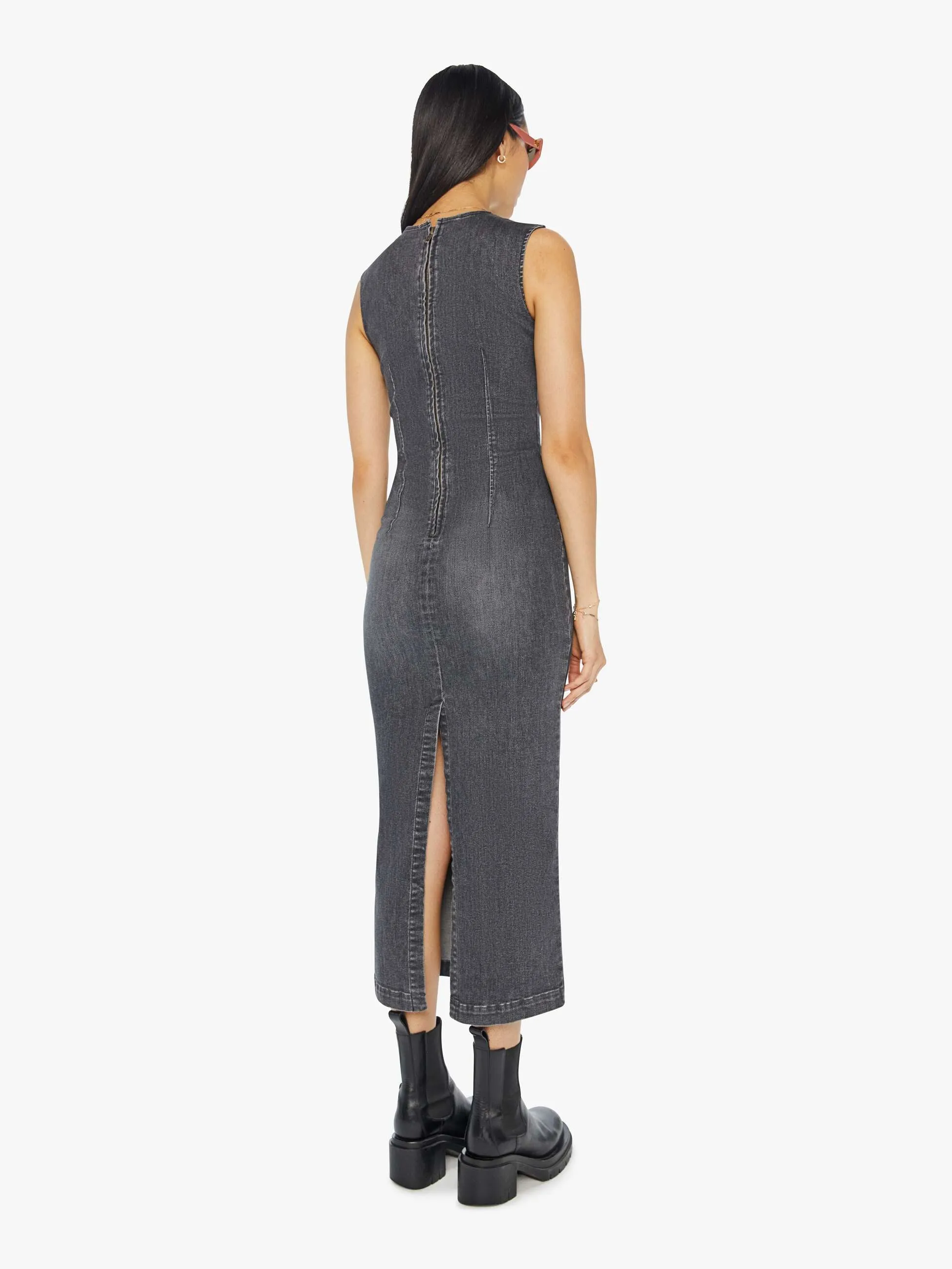 The Swerve Dress - Up In Smoke sold by MOTHER product image thumbnail 4