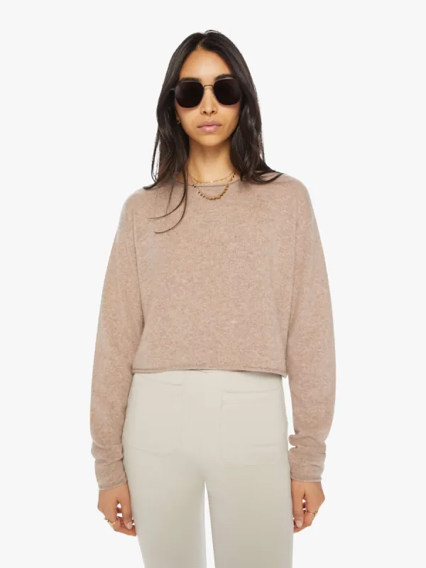 SABLYN Lance Cashmere Crop Pullover - Toast sold by MOTHER