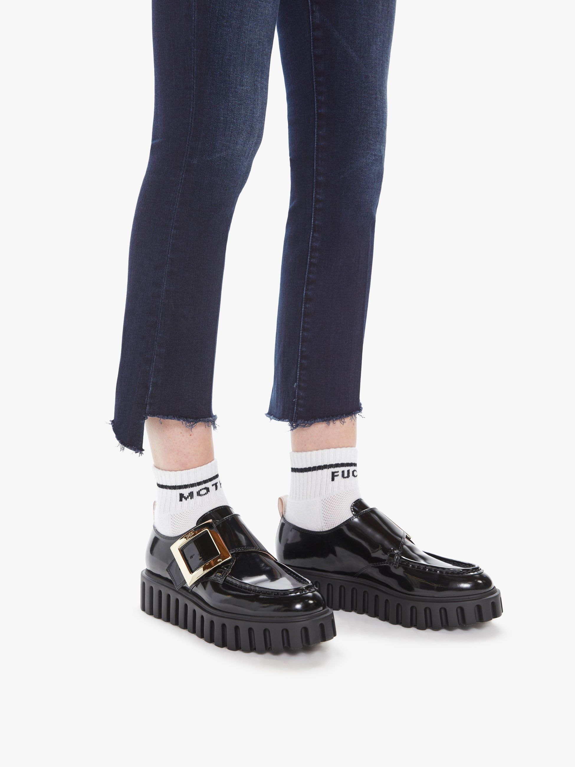 The Insider Crop Step Fray - Night Tripper sold by MOTHER product image thumbnail 5