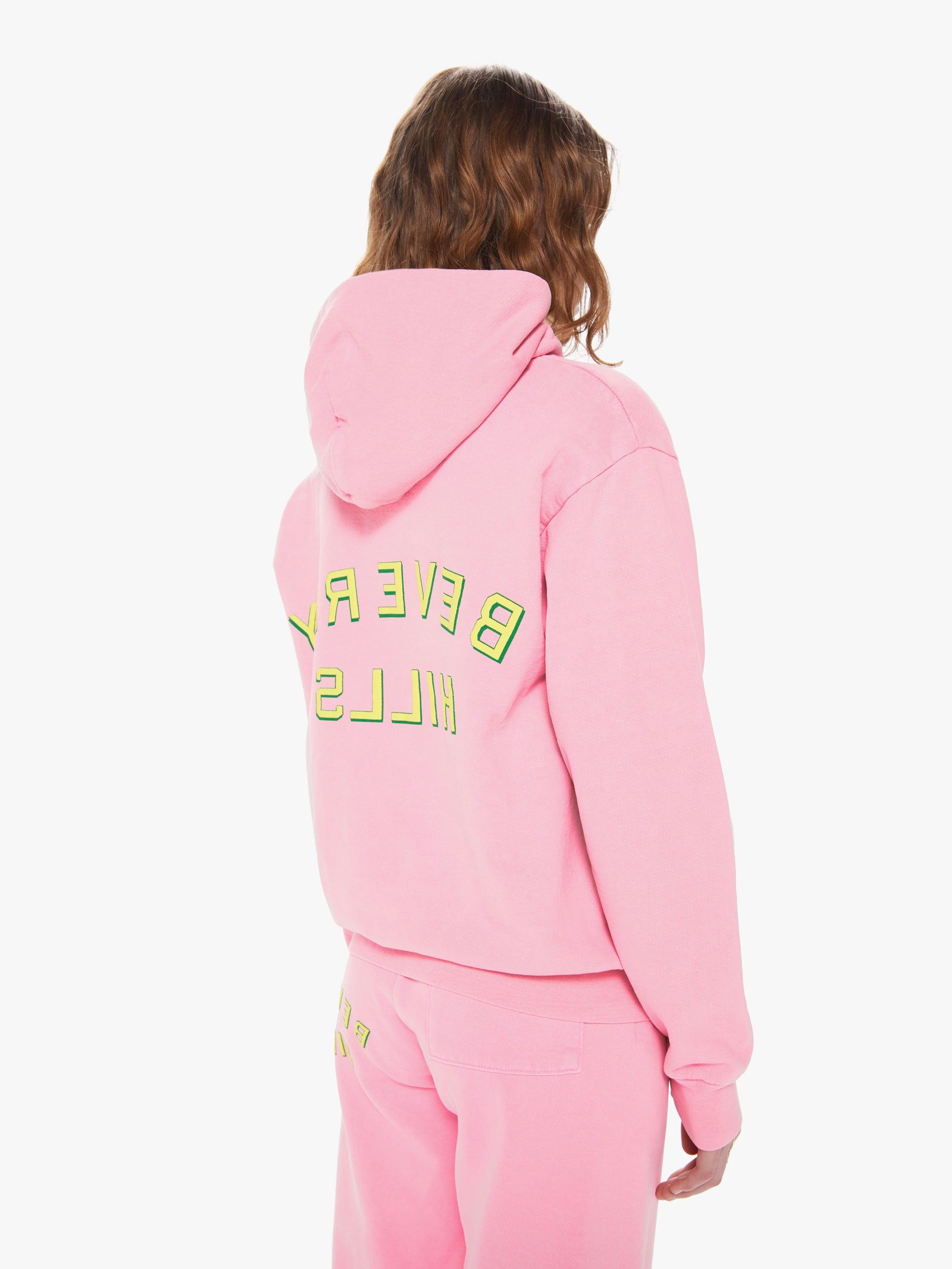 Cloney Beverly Hills Pullover Hoodie - Pink sold by MOTHER product image thumbnail 3