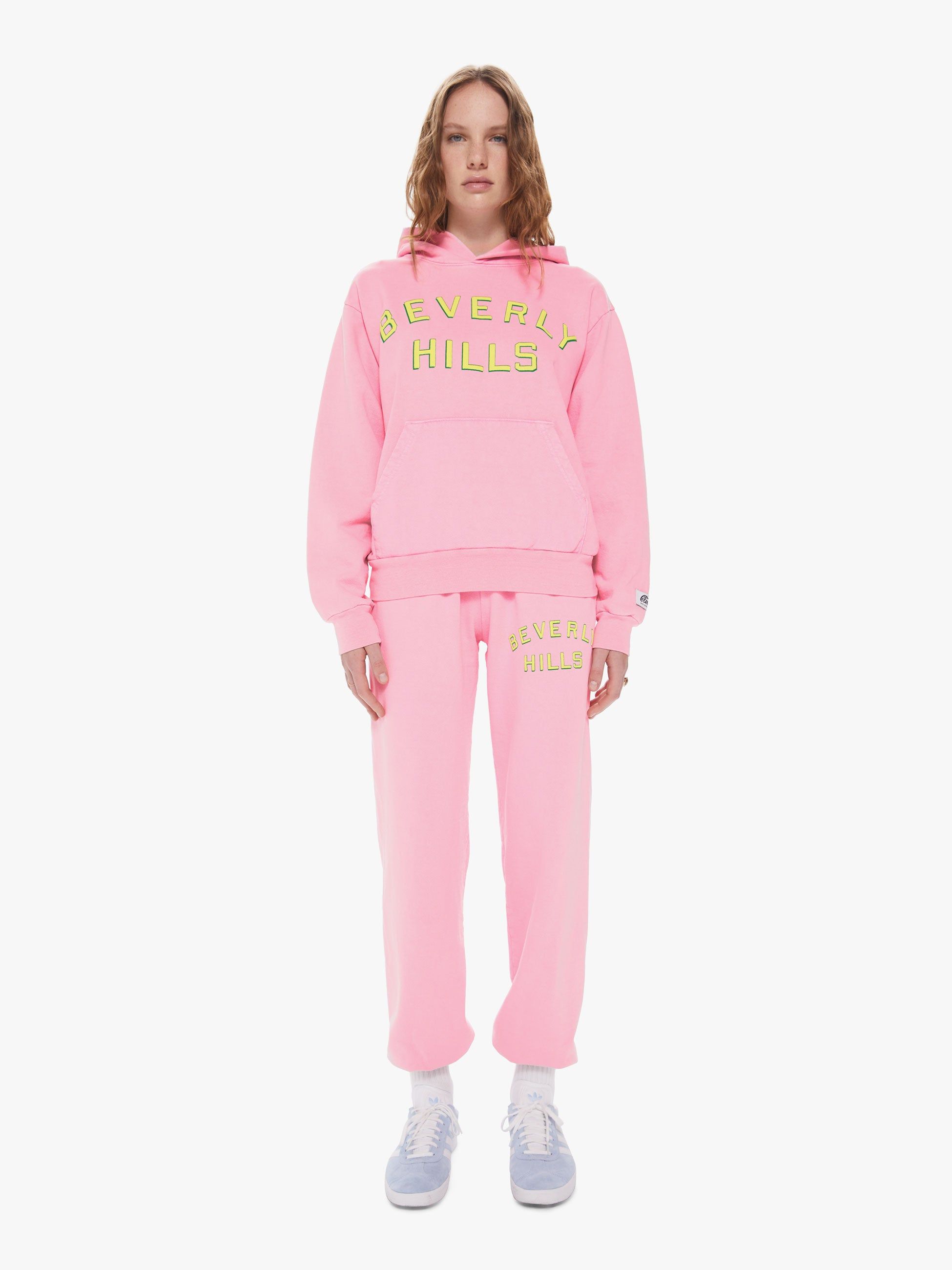 Cloney Beverly Hills Pullover Hoodie - Pink sold by MOTHER product image thumbnail 4