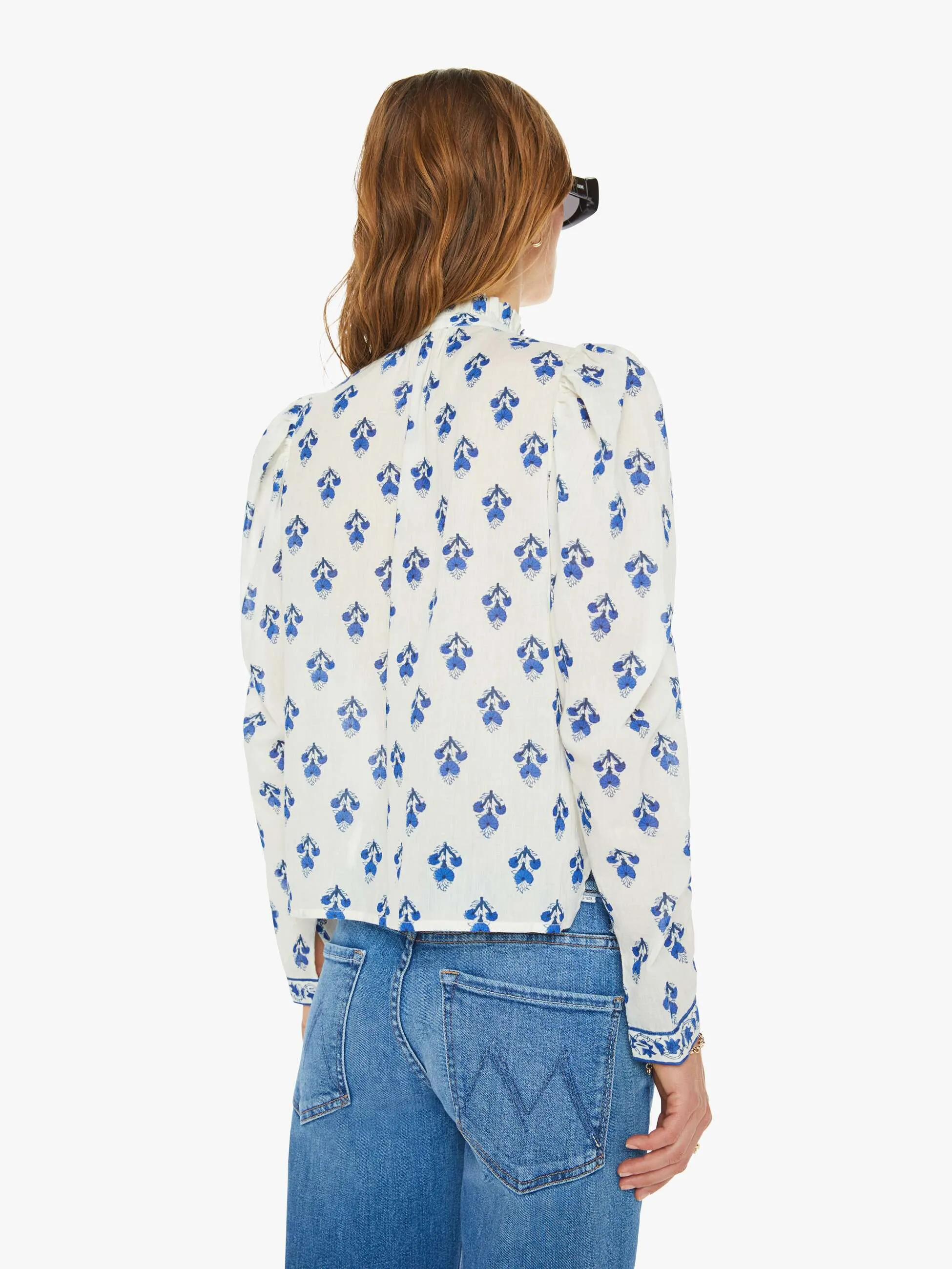 Alix Of Bohemia Artemis Shirt - Indigo Bhutti sold by MOTHER product image thumbnail 4