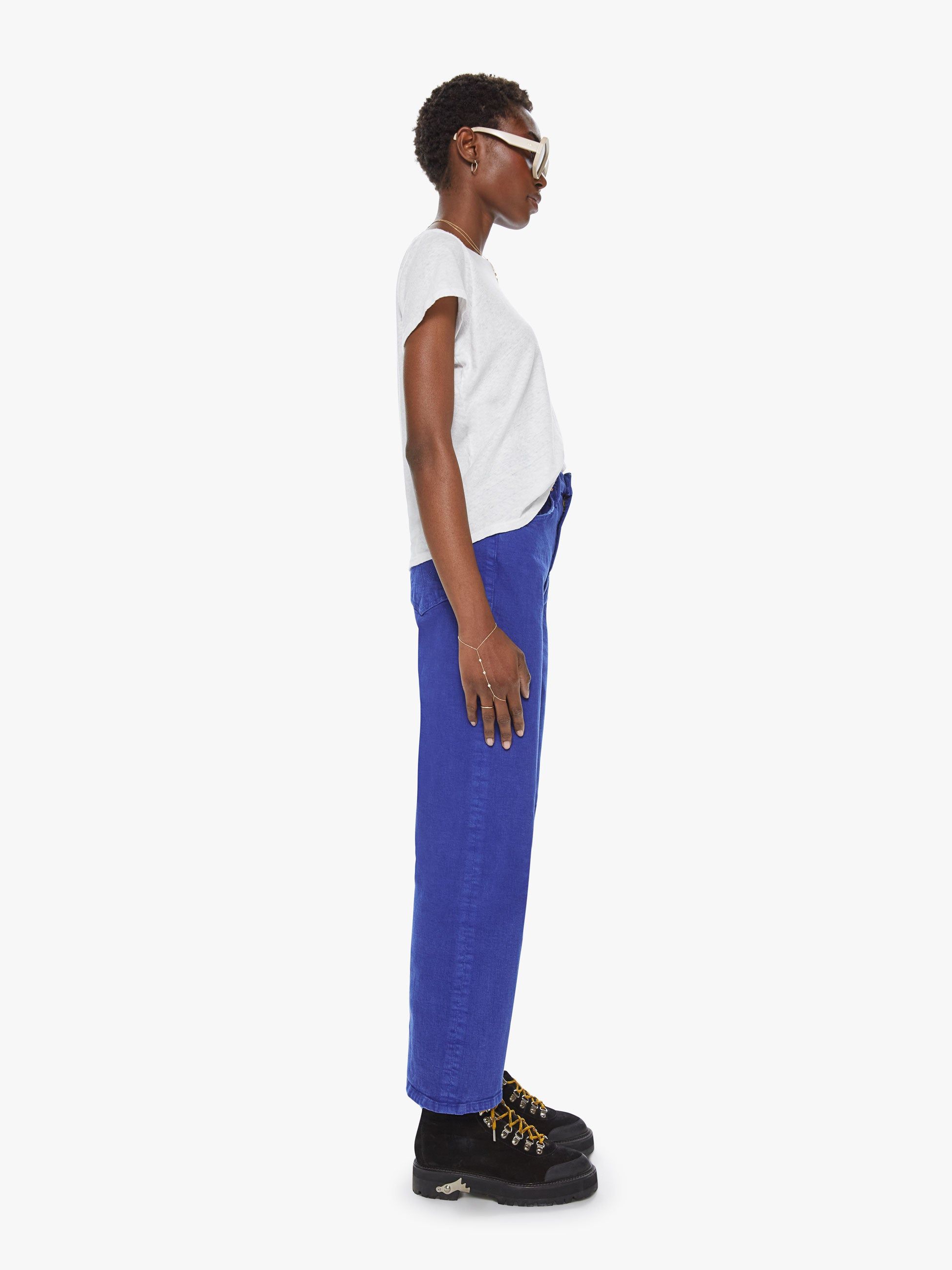 High Waisted Tunnel Vision Ankle - Deep Ultramarine sold by MOTHER product image thumbnail 2