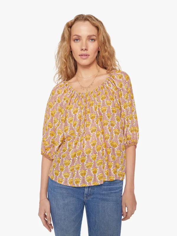 Natalie Martin Ella Top - Tulip Bahamas Pink sold by MOTHER