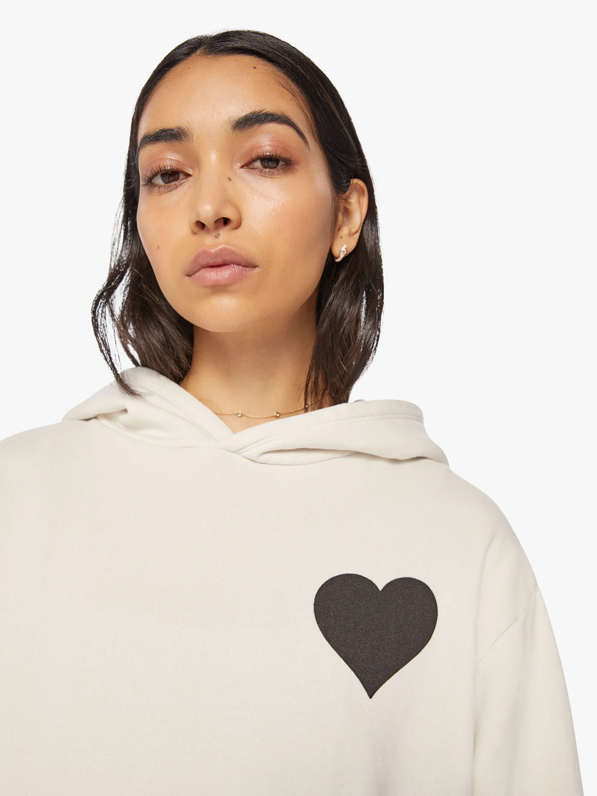 SPRWMN Heart Hoodie - Vintage White sold by MOTHER product image thumbnail 3