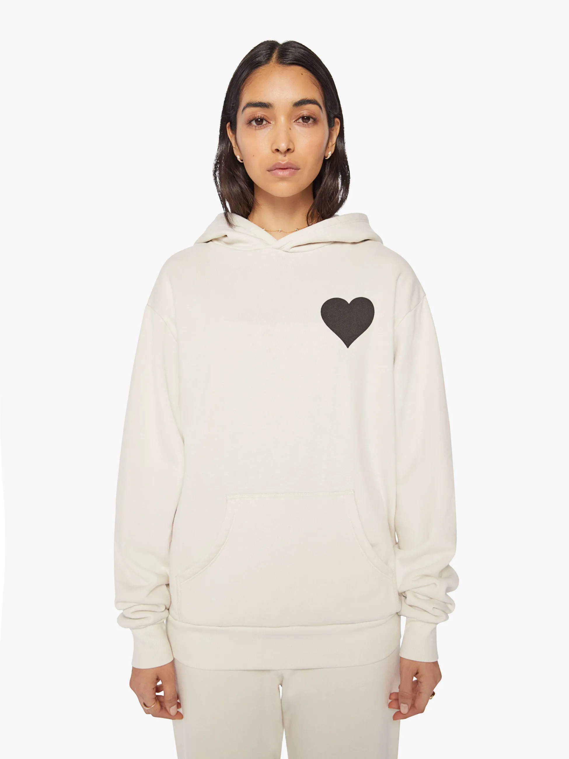 SPRWMN Heart Hoodie - Vintage White sold by MOTHER product image thumbnail 2