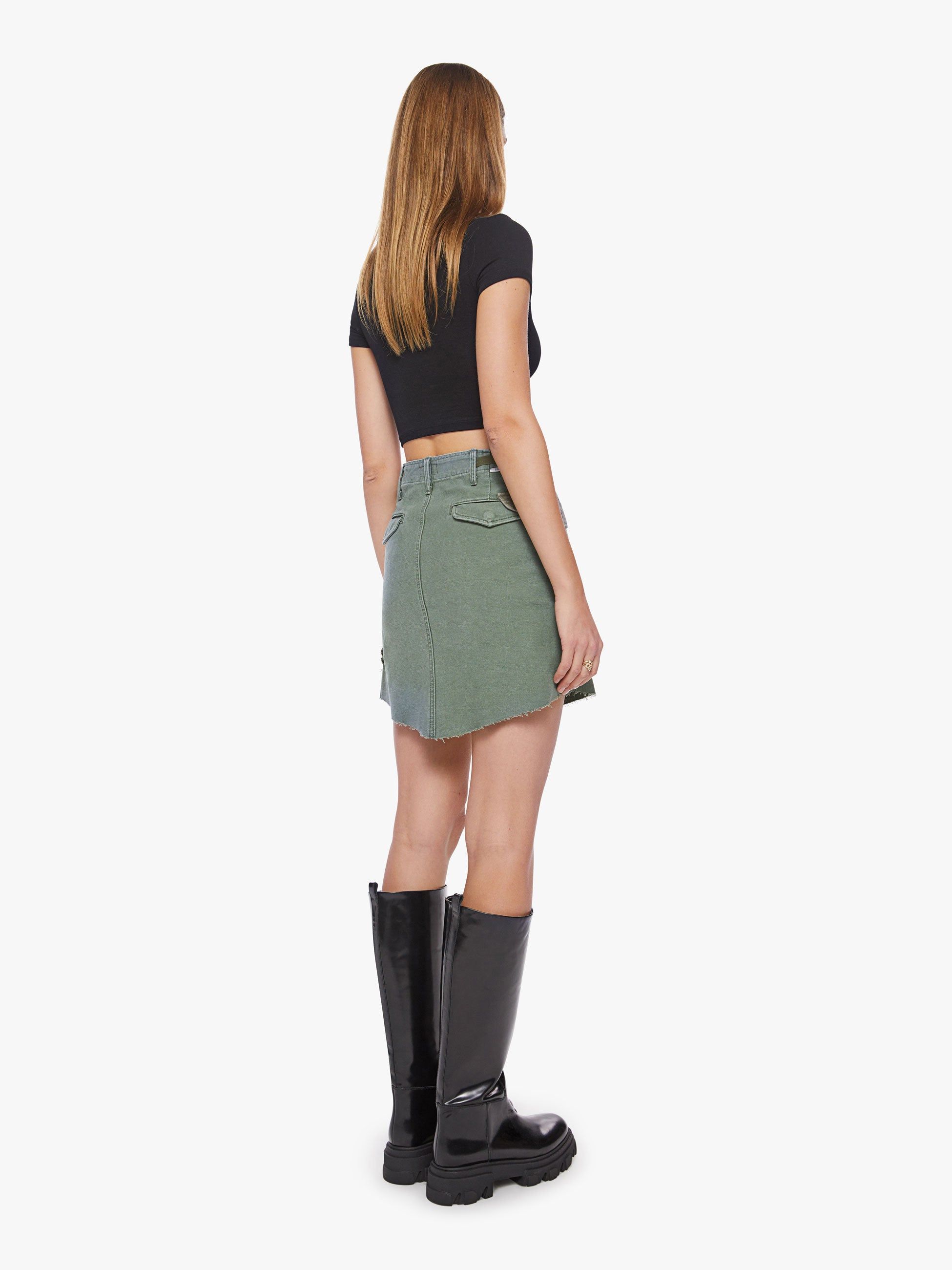 The G.I. Jane Mini Skirt - On The Double sold by MOTHER product image thumbnail 4