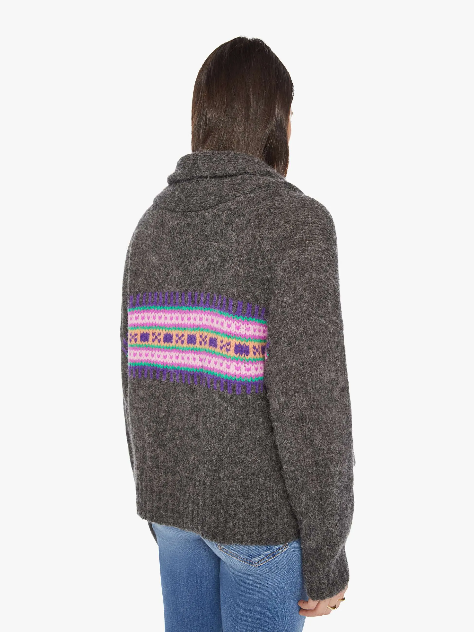 XiRENA Waylon Sweater - Heather Charcoal sold by MOTHER product image thumbnail 4