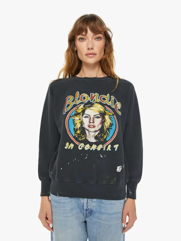 MadeWorn Blondie Shrunken Sweatshirt - Coal sold by MOTHER