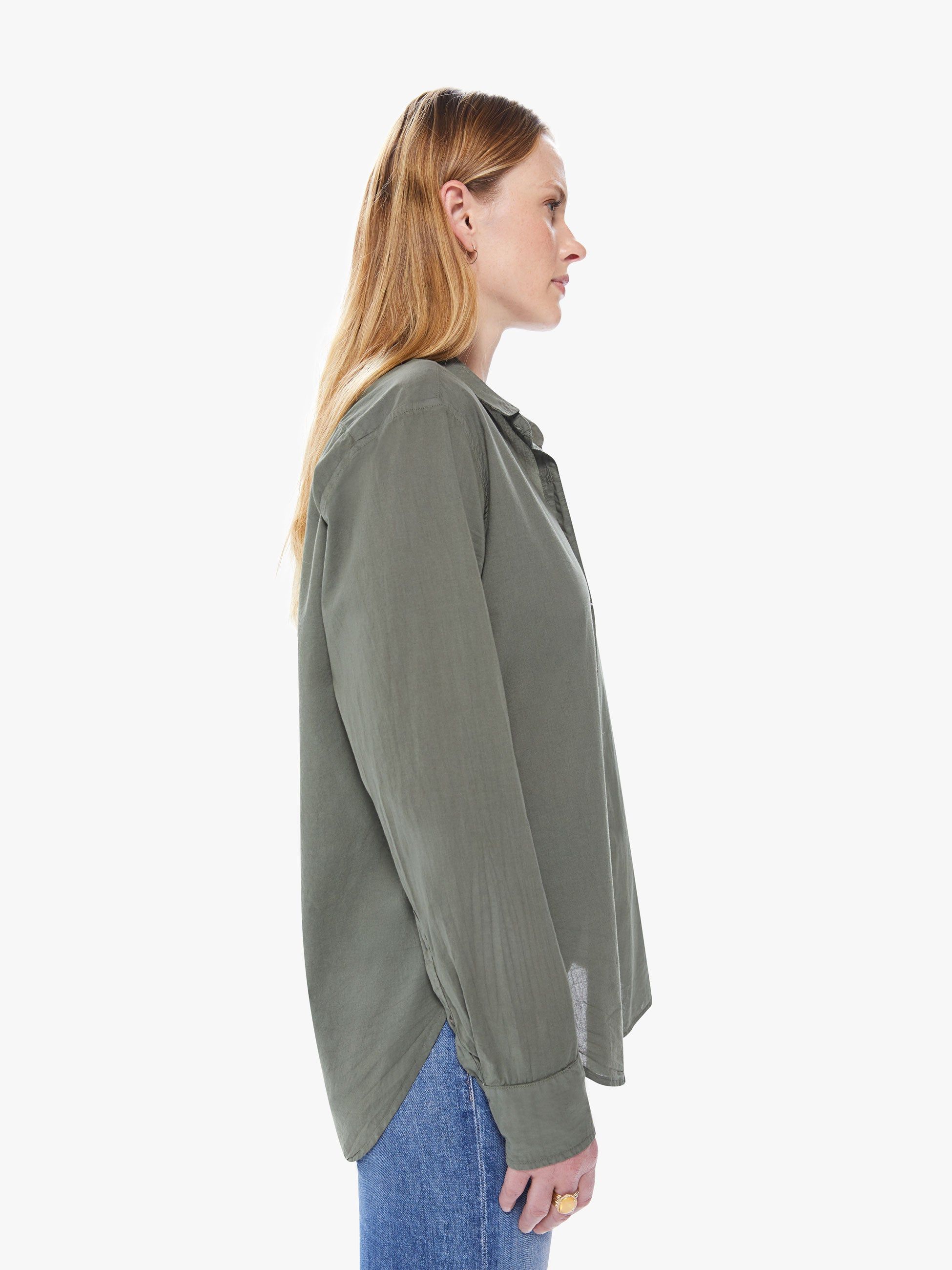 XiRENA Beau Shirt - Dark Sage sold by MOTHER product image thumbnail 3