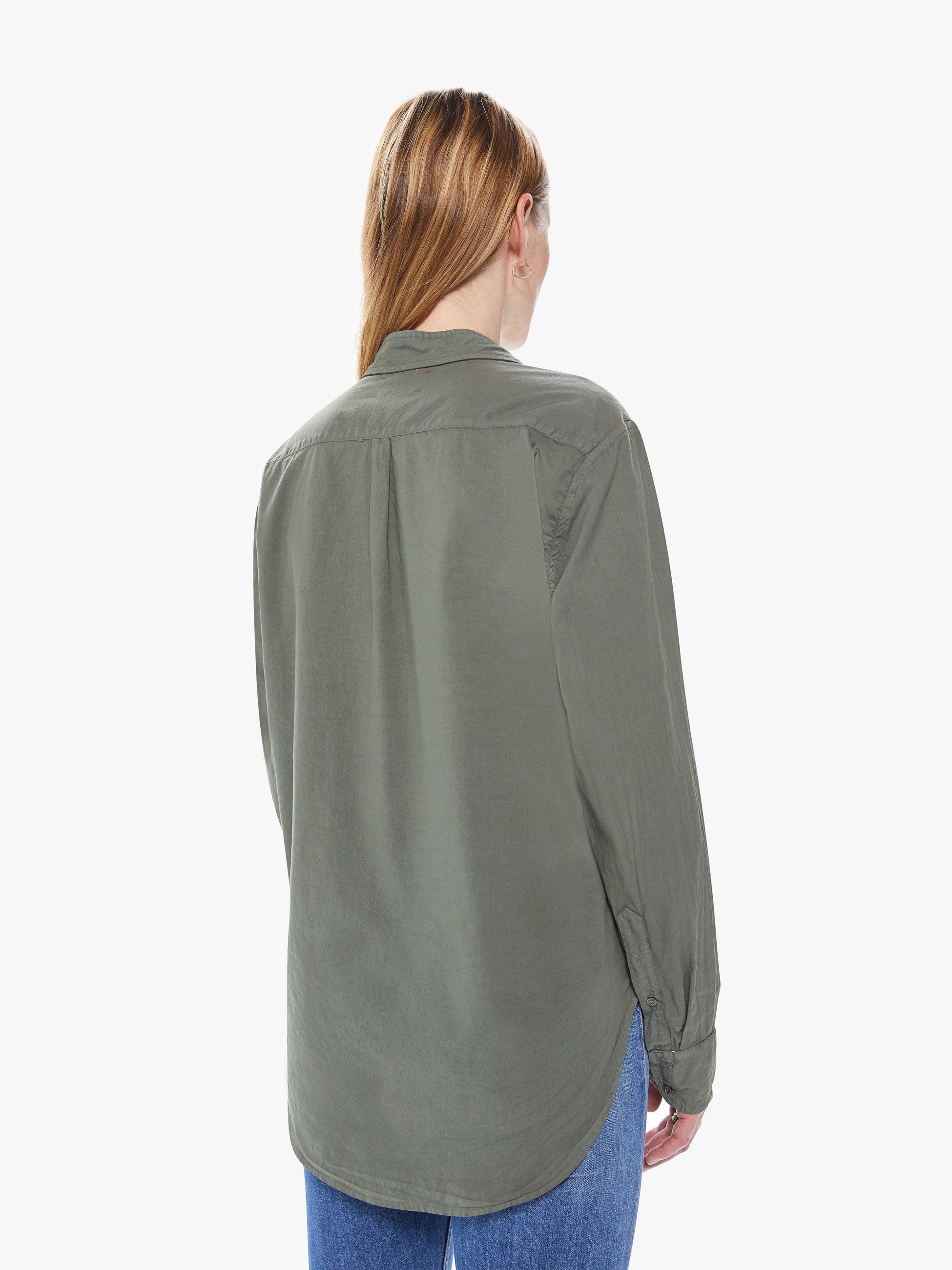 XiRENA Beau Shirt - Dark Sage sold by MOTHER product image thumbnail 4