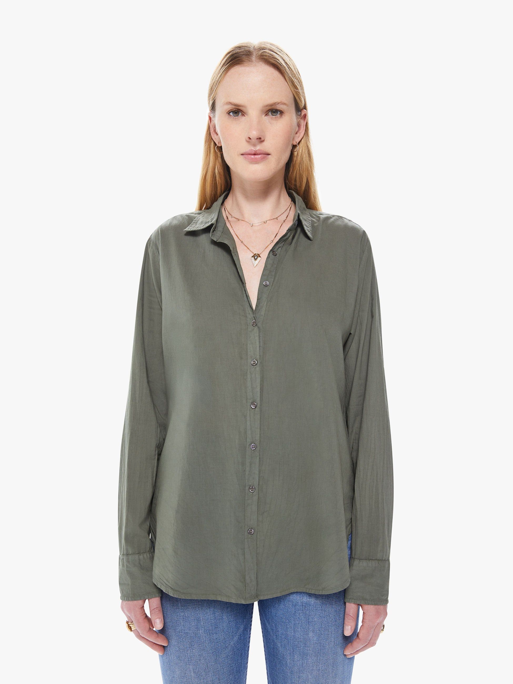 XiRENA Beau Shirt - Dark Sage sold by MOTHER
