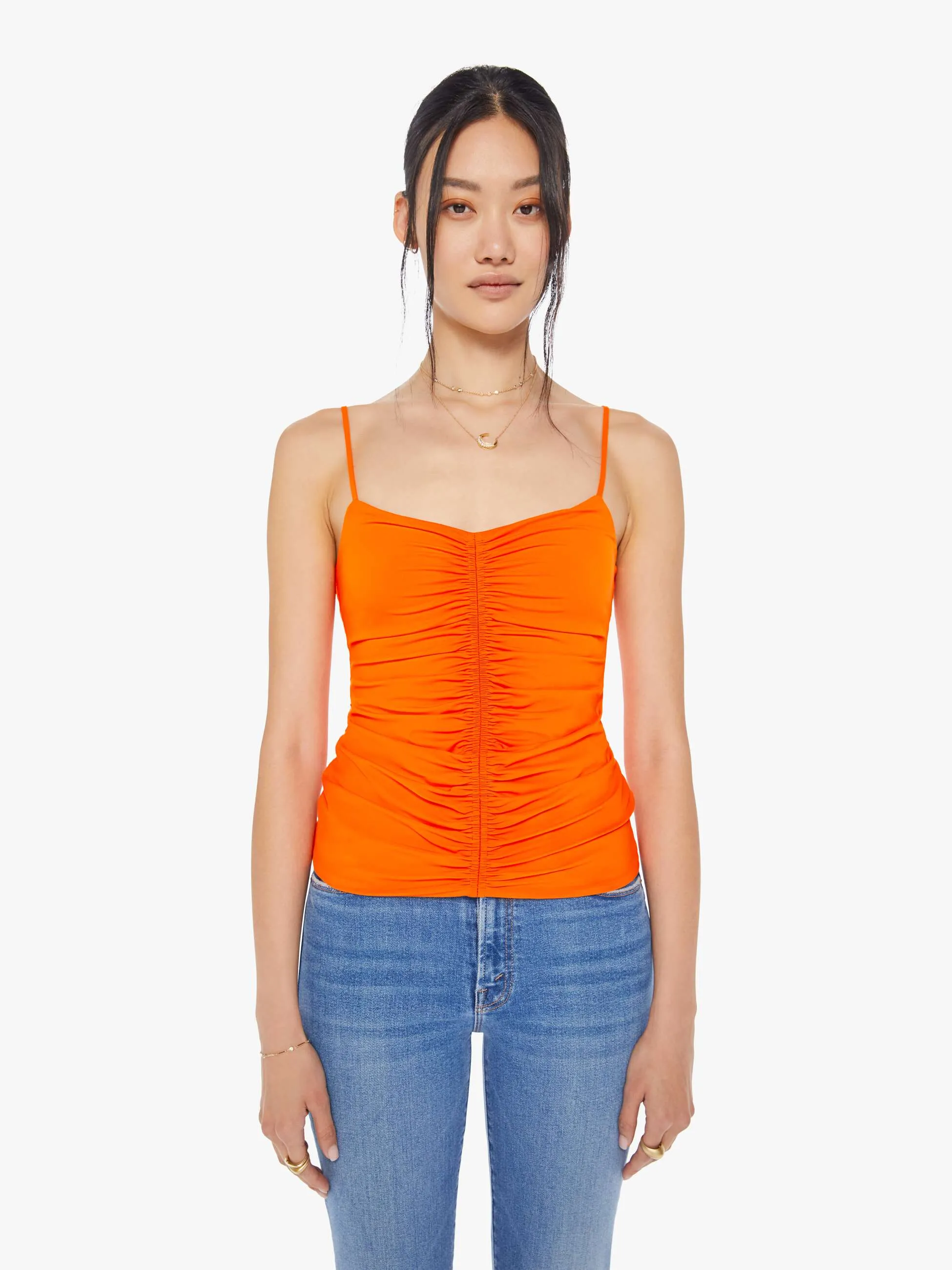 Maria Cher Aria Top - Orange sold by MOTHER product image thumbnail 2