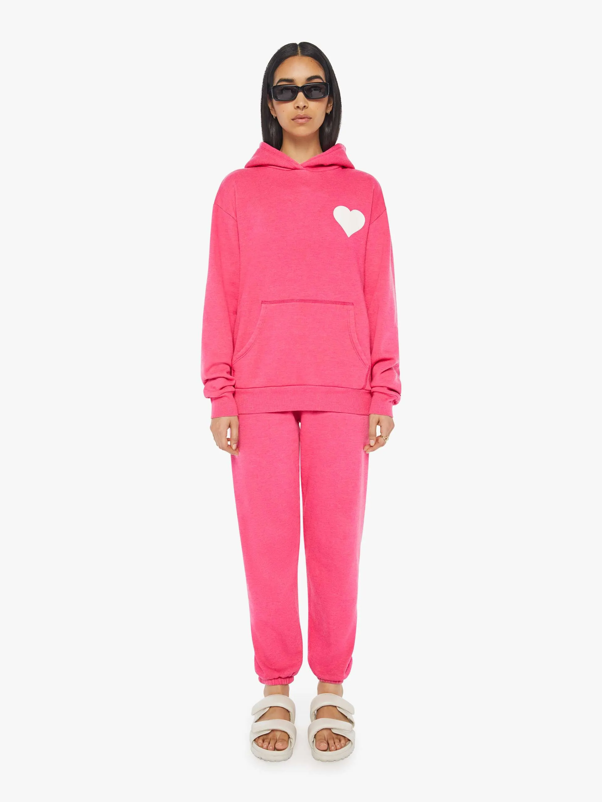 SPRWMN Heart Hoodie - Hot Pink sold by MOTHER product image thumbnail 5