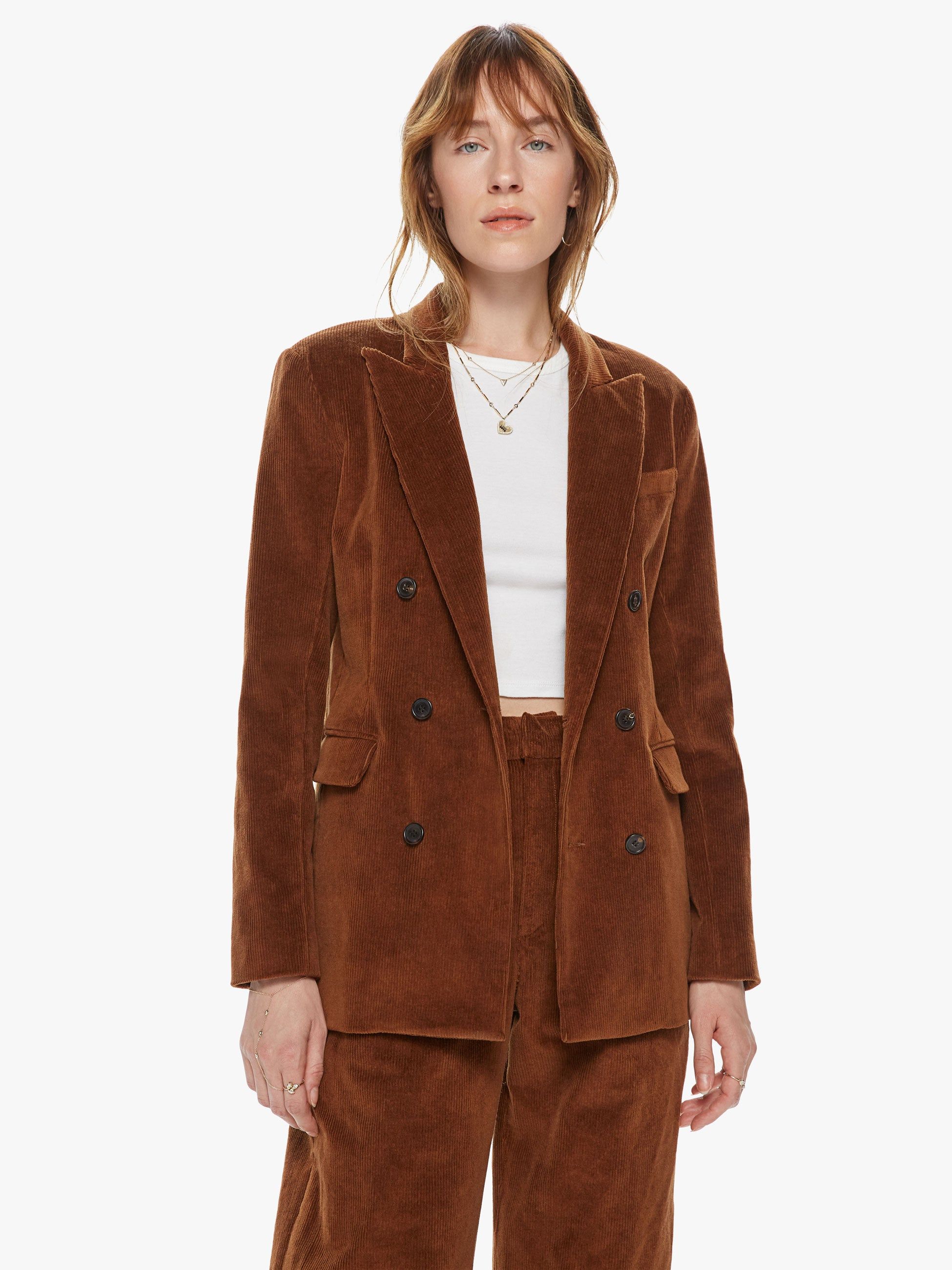 SPRWMN Blazer - Dark Cognac sold by MOTHER product image thumbnail 2