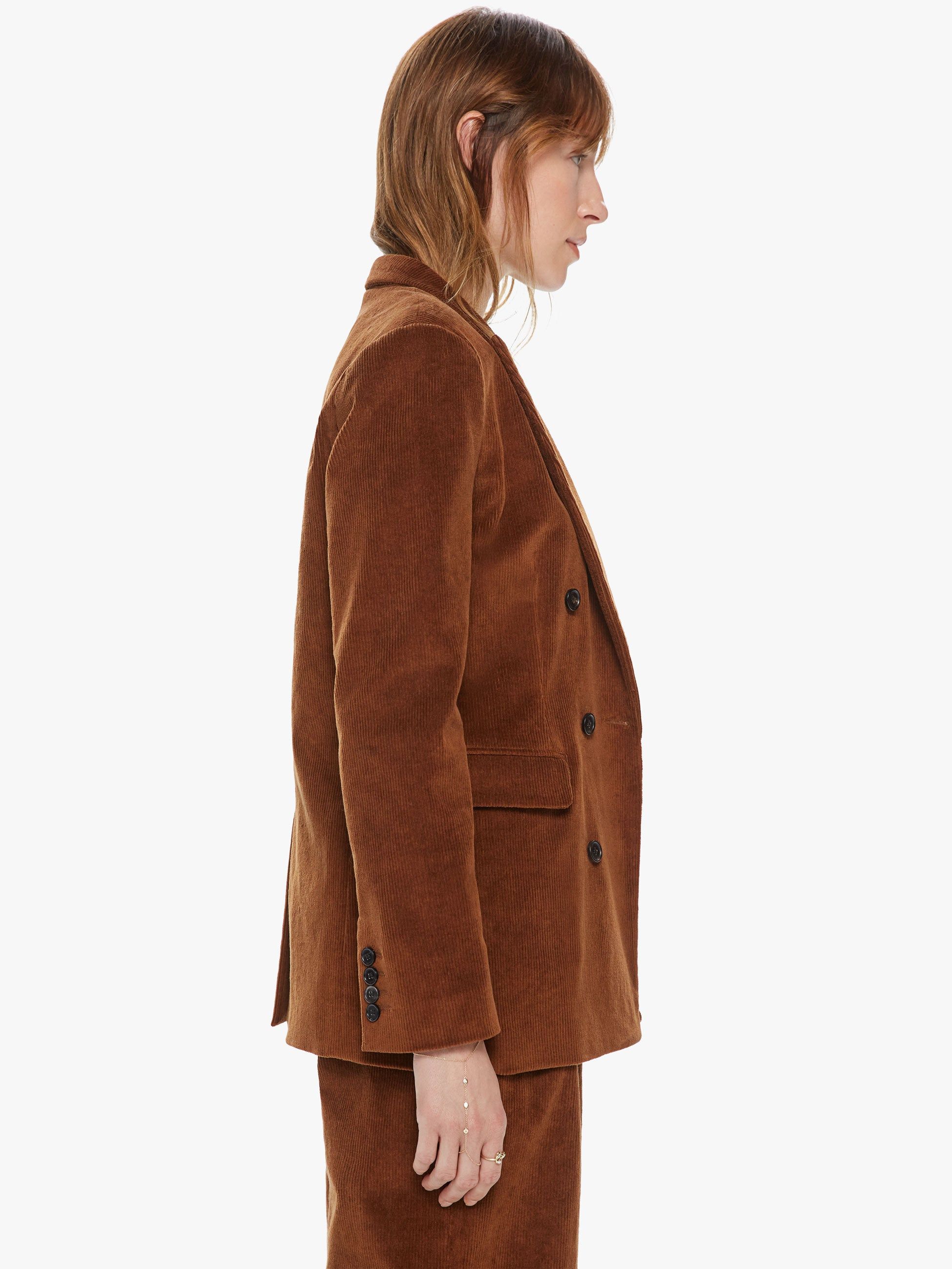 SPRWMN Blazer - Dark Cognac sold by MOTHER product image thumbnail 3