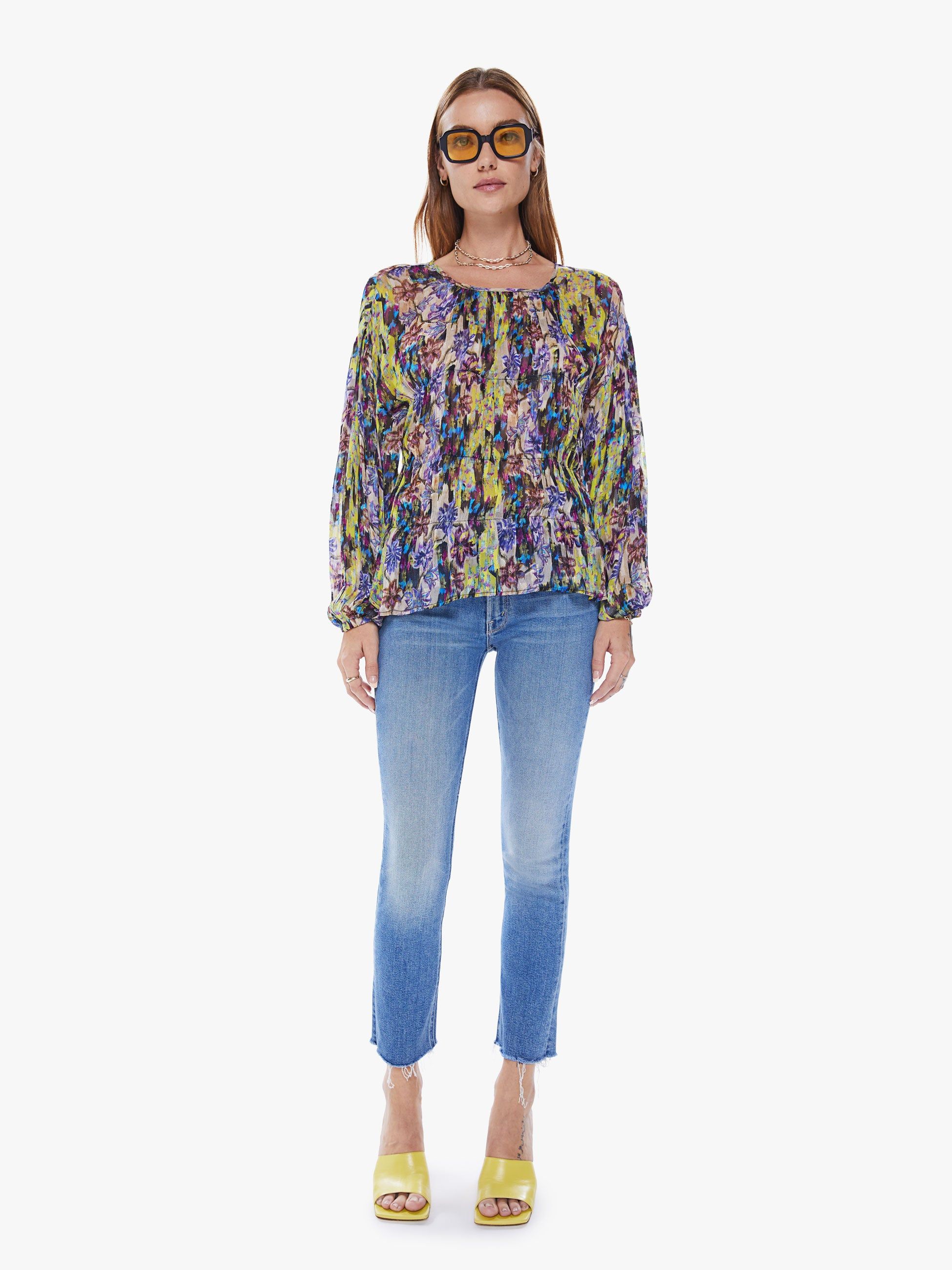 Maria Cher Alira Long Sleeve Top - Areco sold by MOTHER product image thumbnail 5