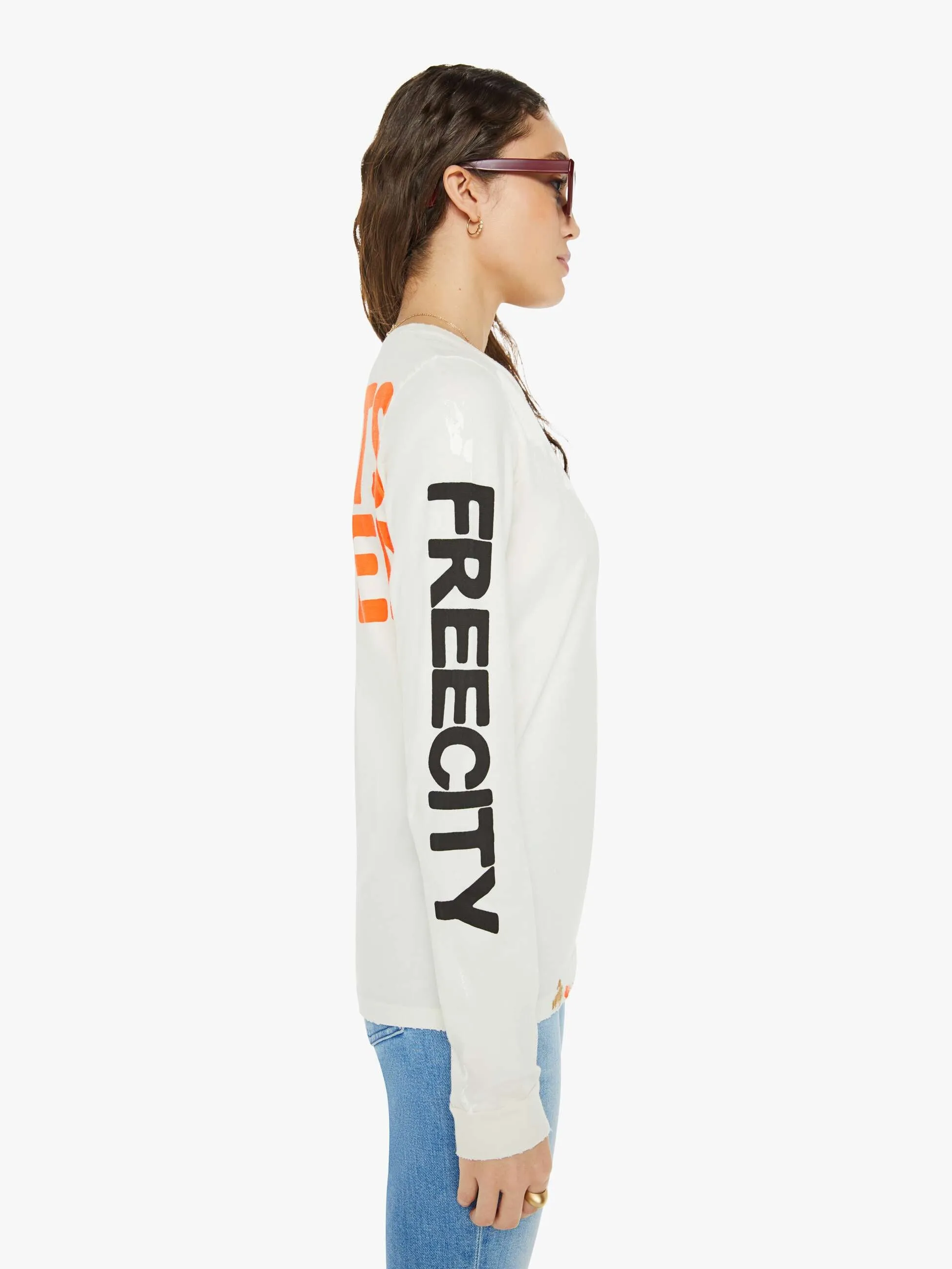 FREECITY ARTISTSWANTED PAINT SUPERVINTAGE Longsleeve T - Supervintage White sold by MOTHER product image thumbnail 3
