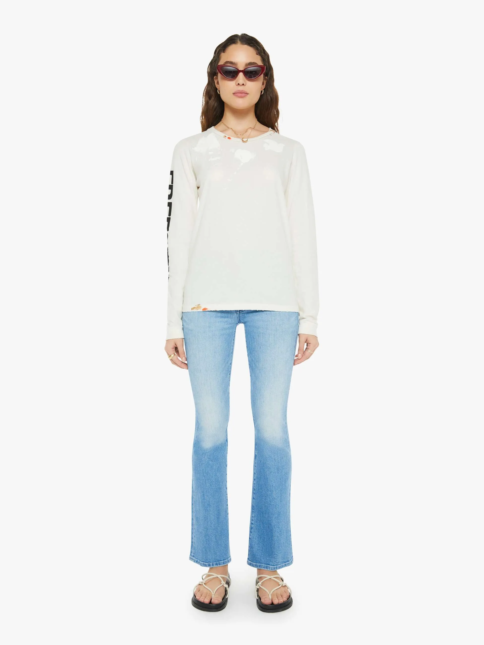 FREECITY ARTISTSWANTED PAINT SUPERVINTAGE Longsleeve T - Supervintage White sold by MOTHER product image thumbnail 5