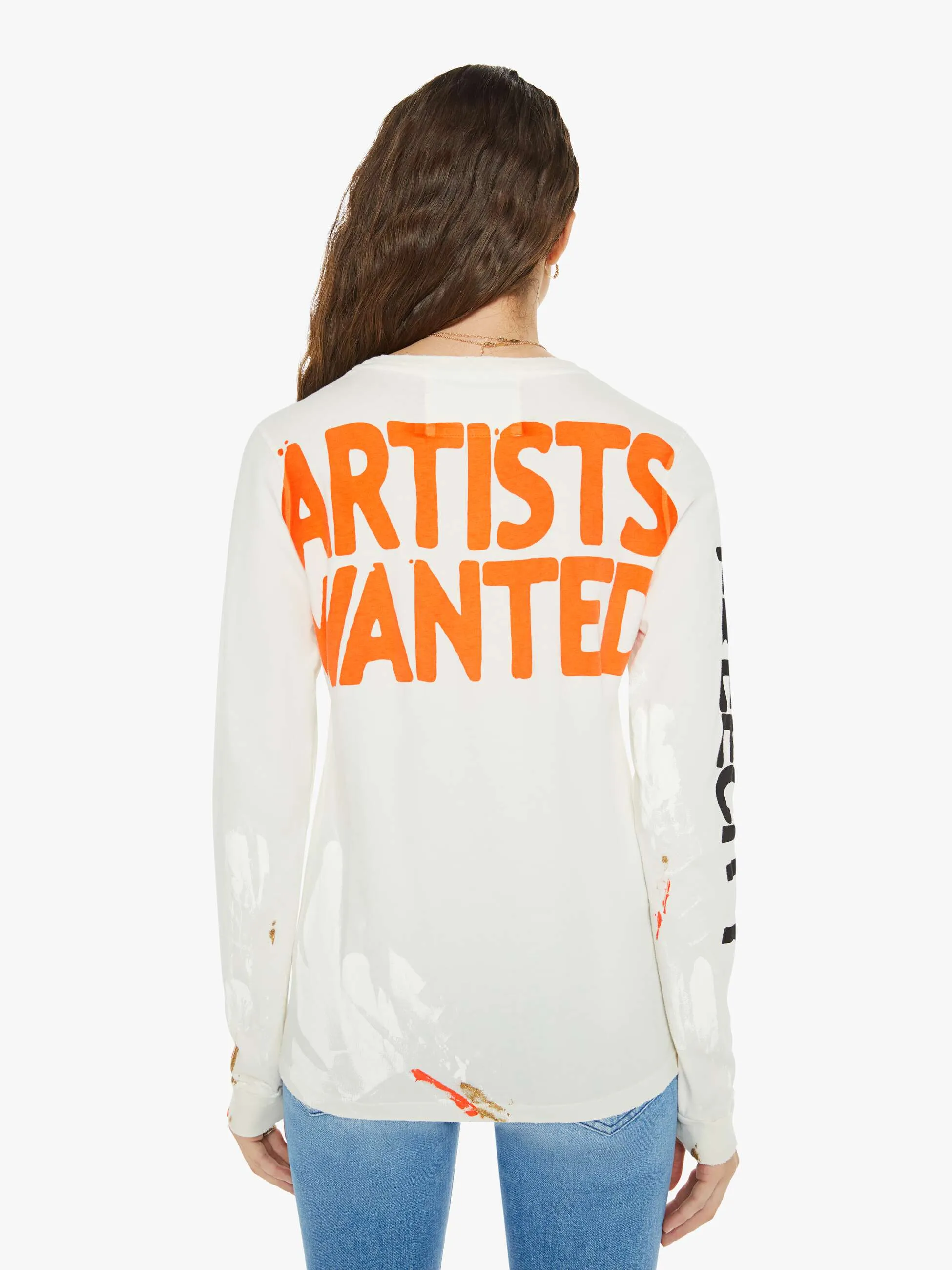 FREECITY ARTISTSWANTED PAINT SUPERVINTAGE Longsleeve T - Supervintage White sold by MOTHER product image thumbnail 4