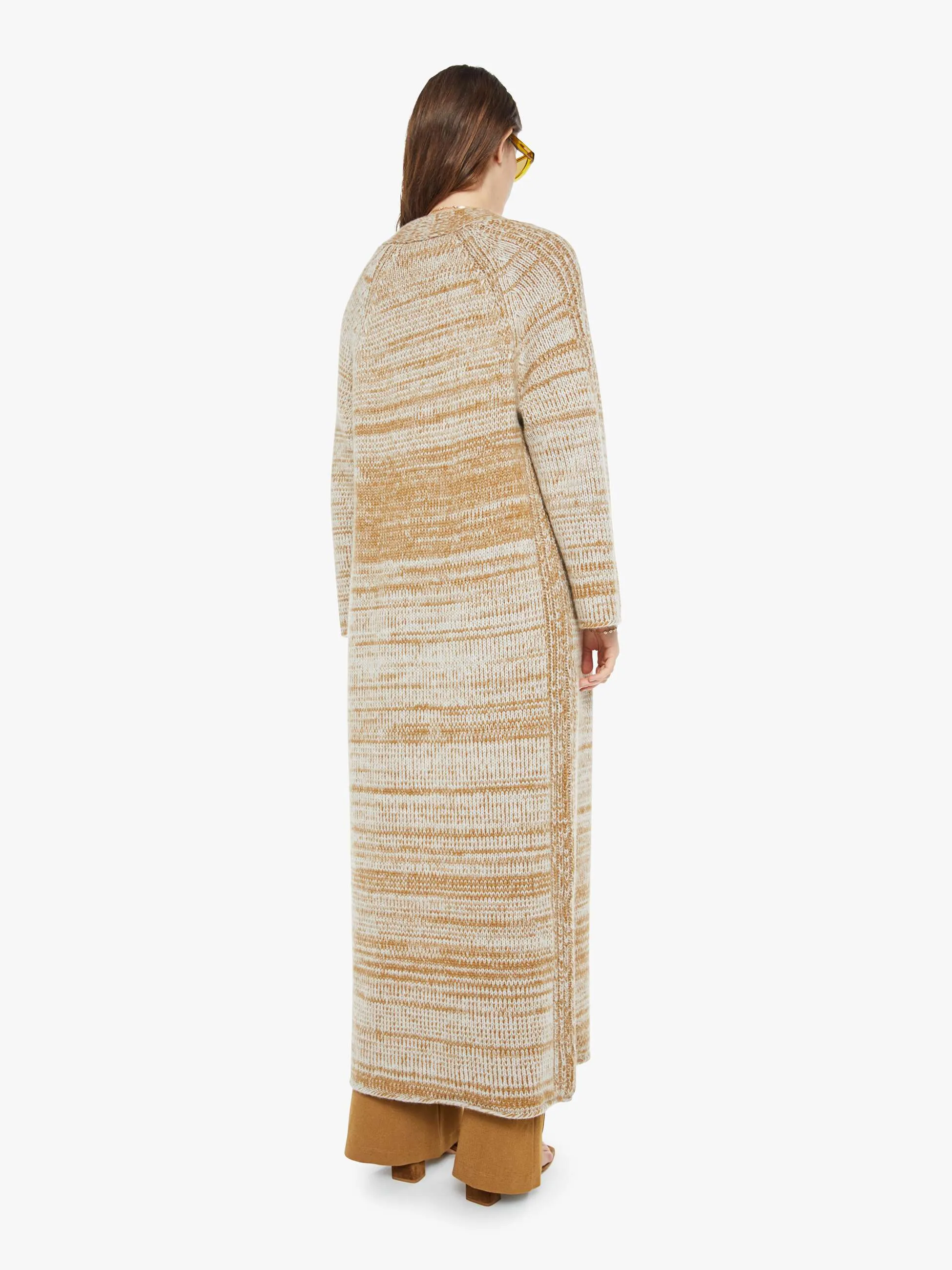 SABLYN Mercedes Drama Duster W/ Rib - Gold Horchata sold by MOTHER product image thumbnail 4