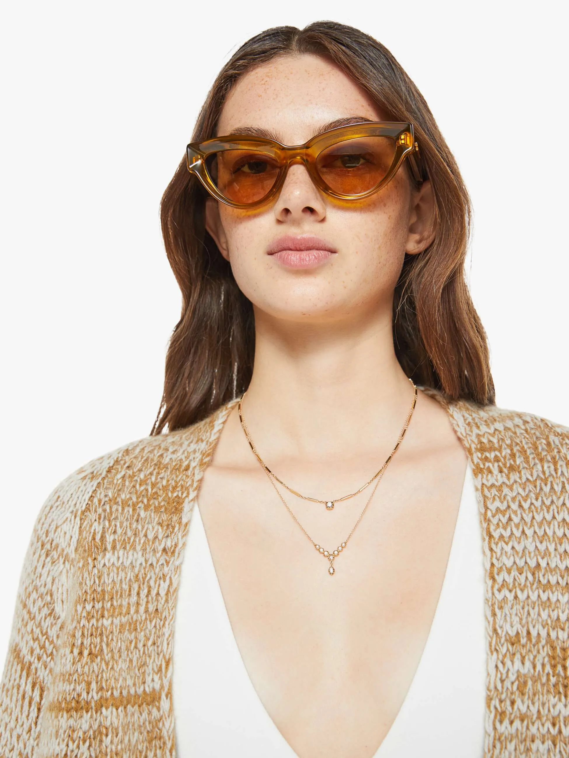 SABLYN Mercedes Drama Duster W/ Rib - Gold Horchata sold by MOTHER product image thumbnail 5