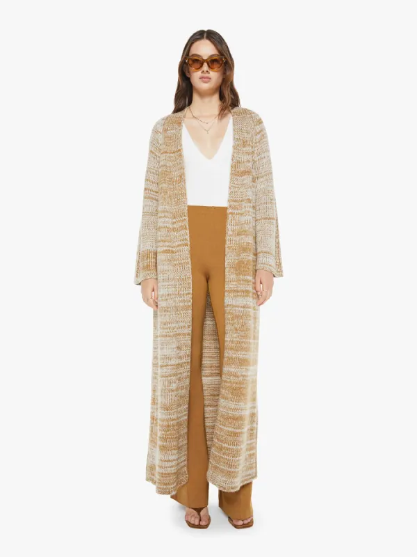 SABLYN Mercedes Drama Duster W/ Rib - Gold Horchata sold by MOTHER