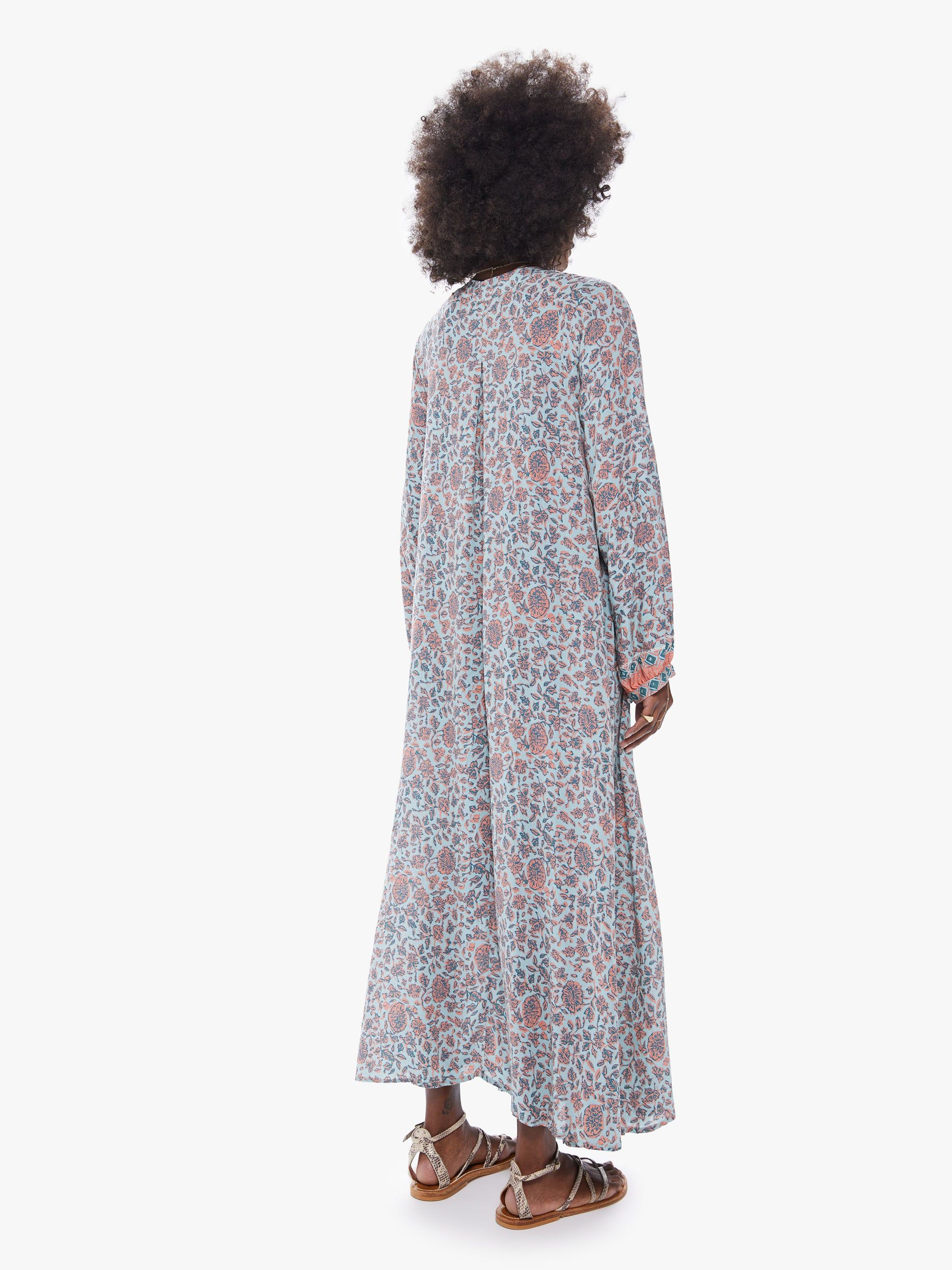 Natalie Martin Fiore Maxi - Bloom Print Seafoam sold by MOTHER product image thumbnail 4