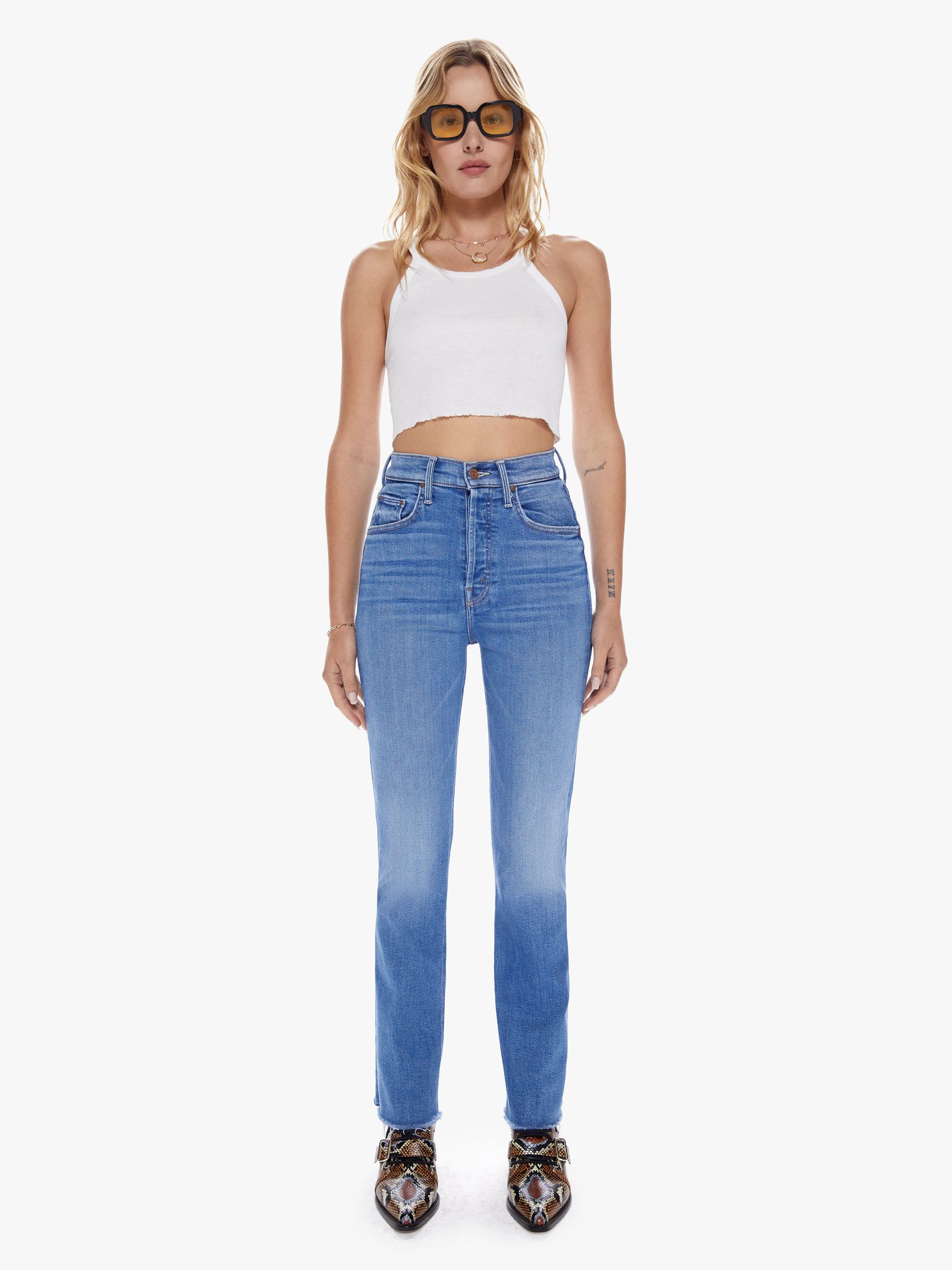 The Tripper Ankle Fray - Layover sold by MOTHER product image thumbnail 2