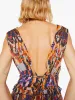 Maria Cher Natalie Long Dress - Tobacco Confetti sold by MOTHER