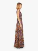 Maria Cher Natalie Long Dress - Tobacco Confetti sold by MOTHER