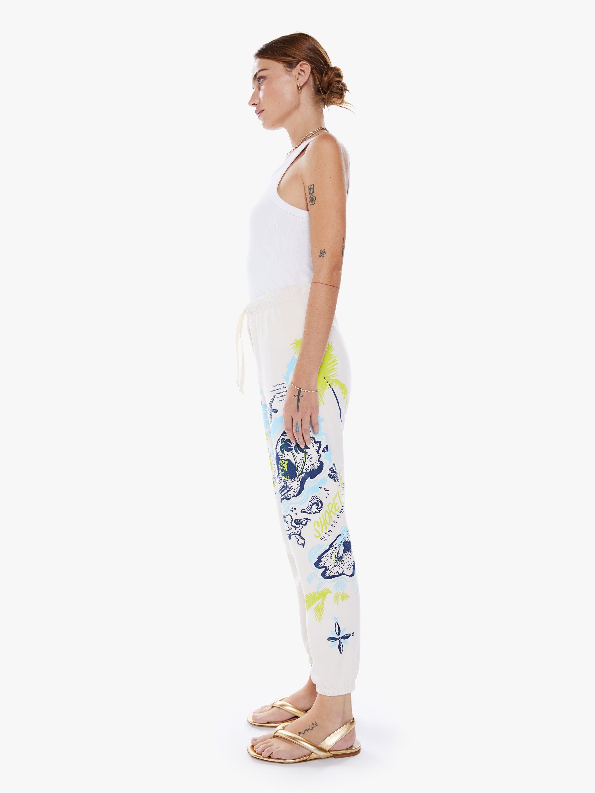 The Seamless Lounger Ankle - Escape Route sold by MOTHER product image thumbnail 4