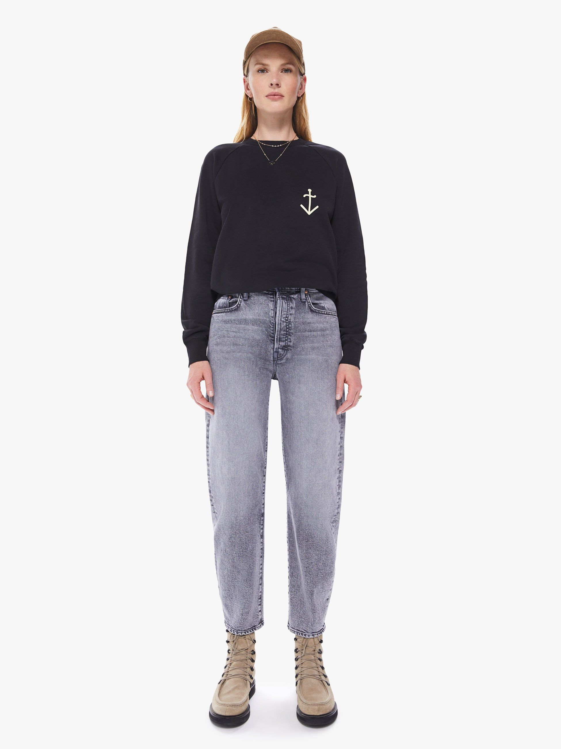 La Paz Cunha Sweatshirt - The Soul Cat Black sold by MOTHER product image thumbnail 5