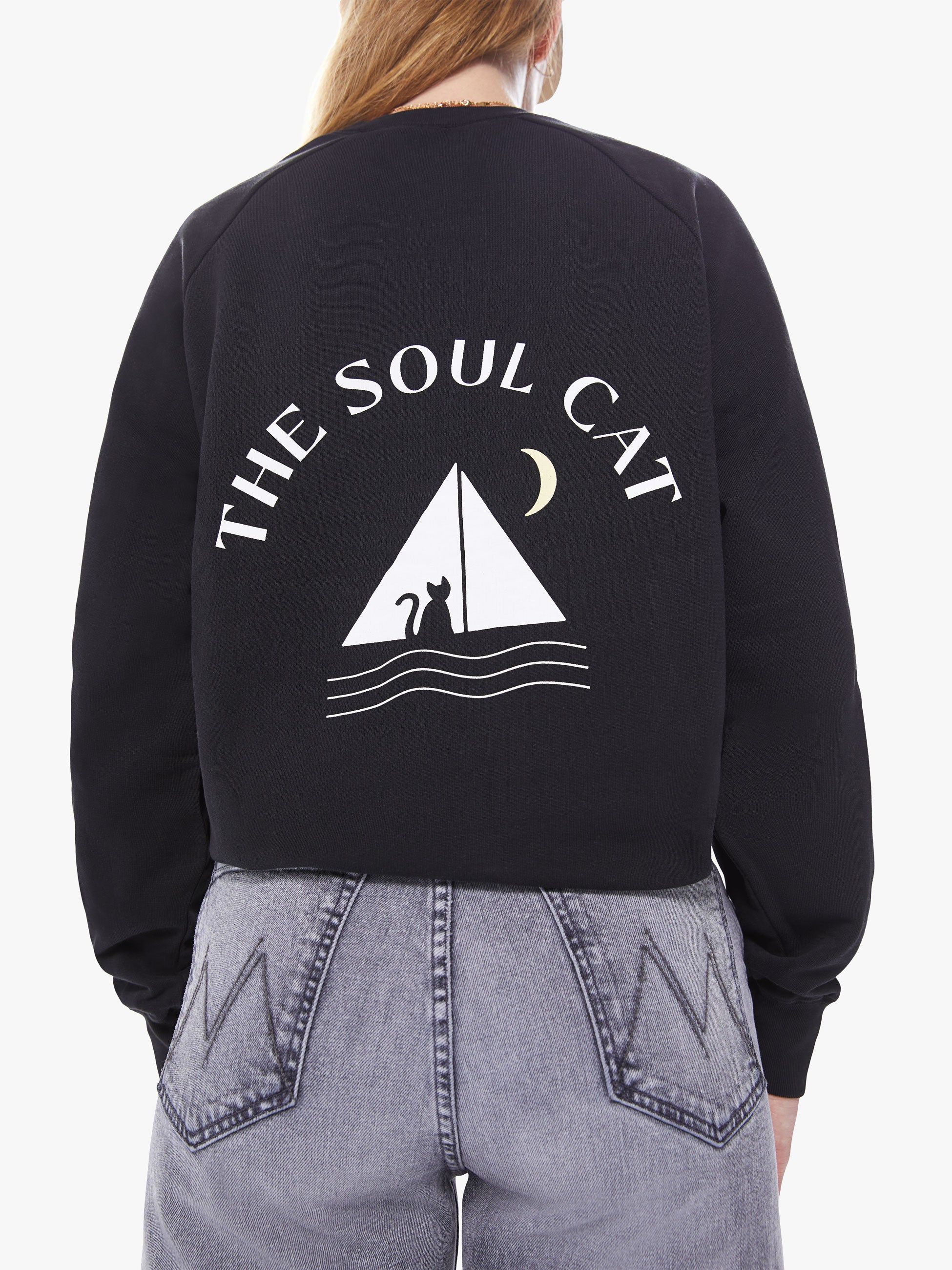La Paz Cunha Sweatshirt - The Soul Cat Black sold by MOTHER product image thumbnail 6