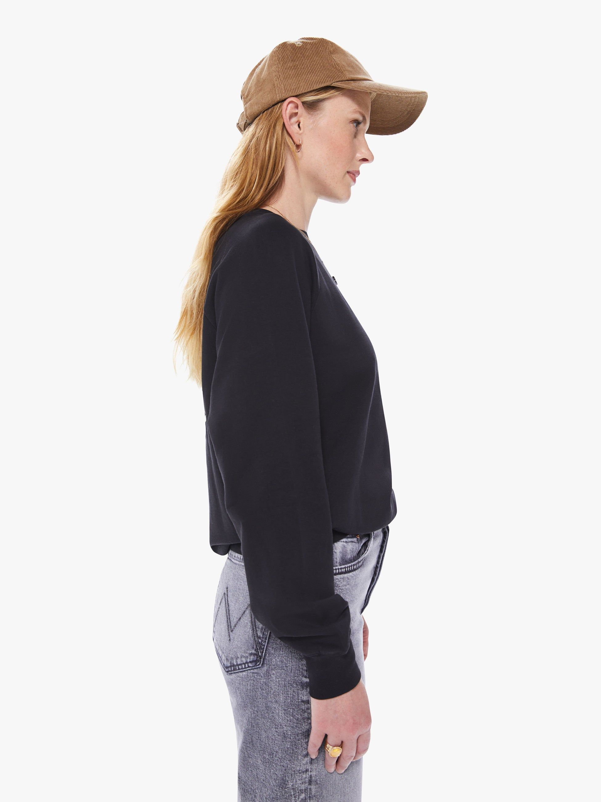 La Paz Cunha Sweatshirt - The Soul Cat Black sold by MOTHER product image thumbnail 4
