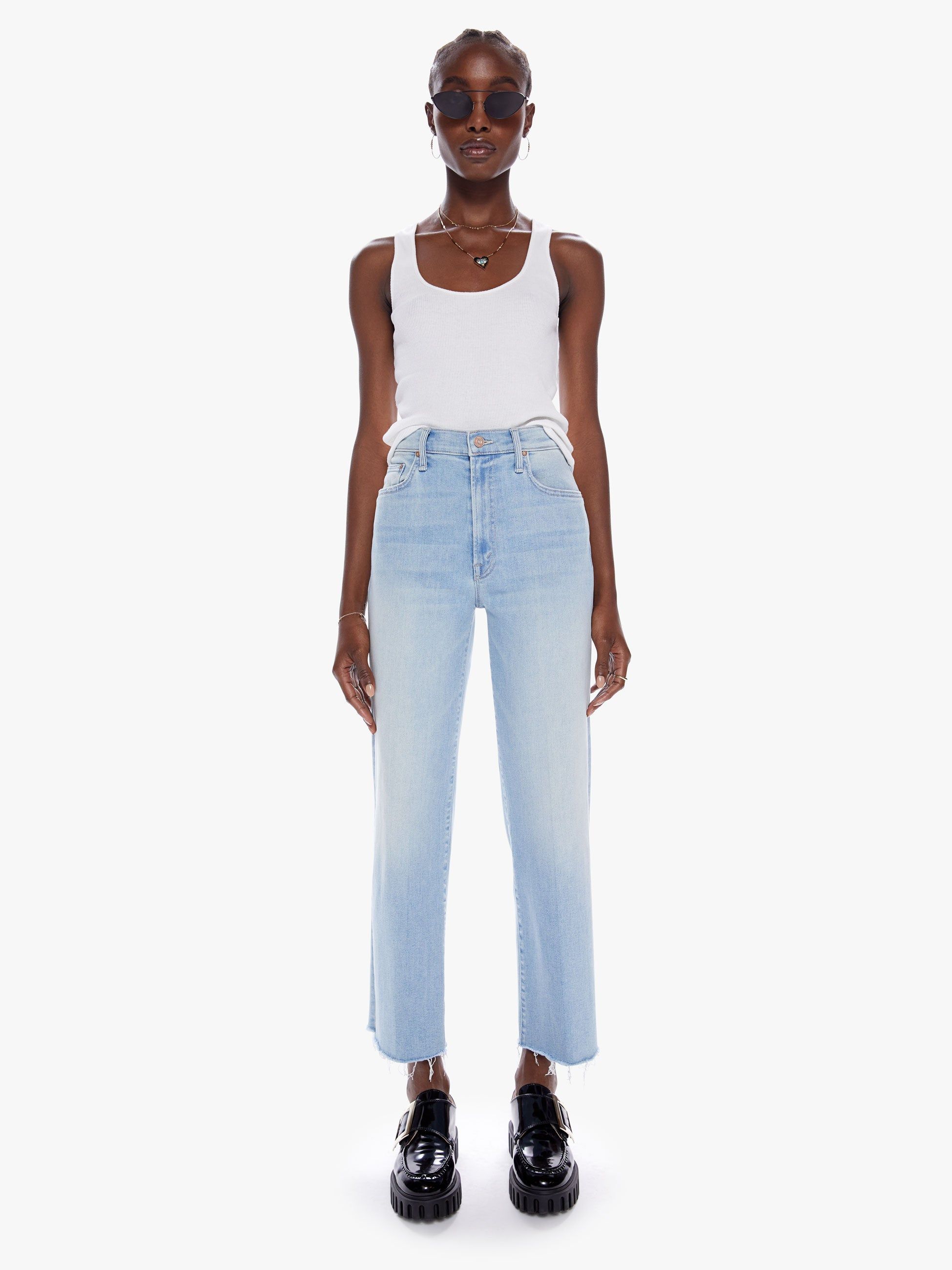 The Rambler Zip Ankle Fray - Chill Pill sold by MOTHER