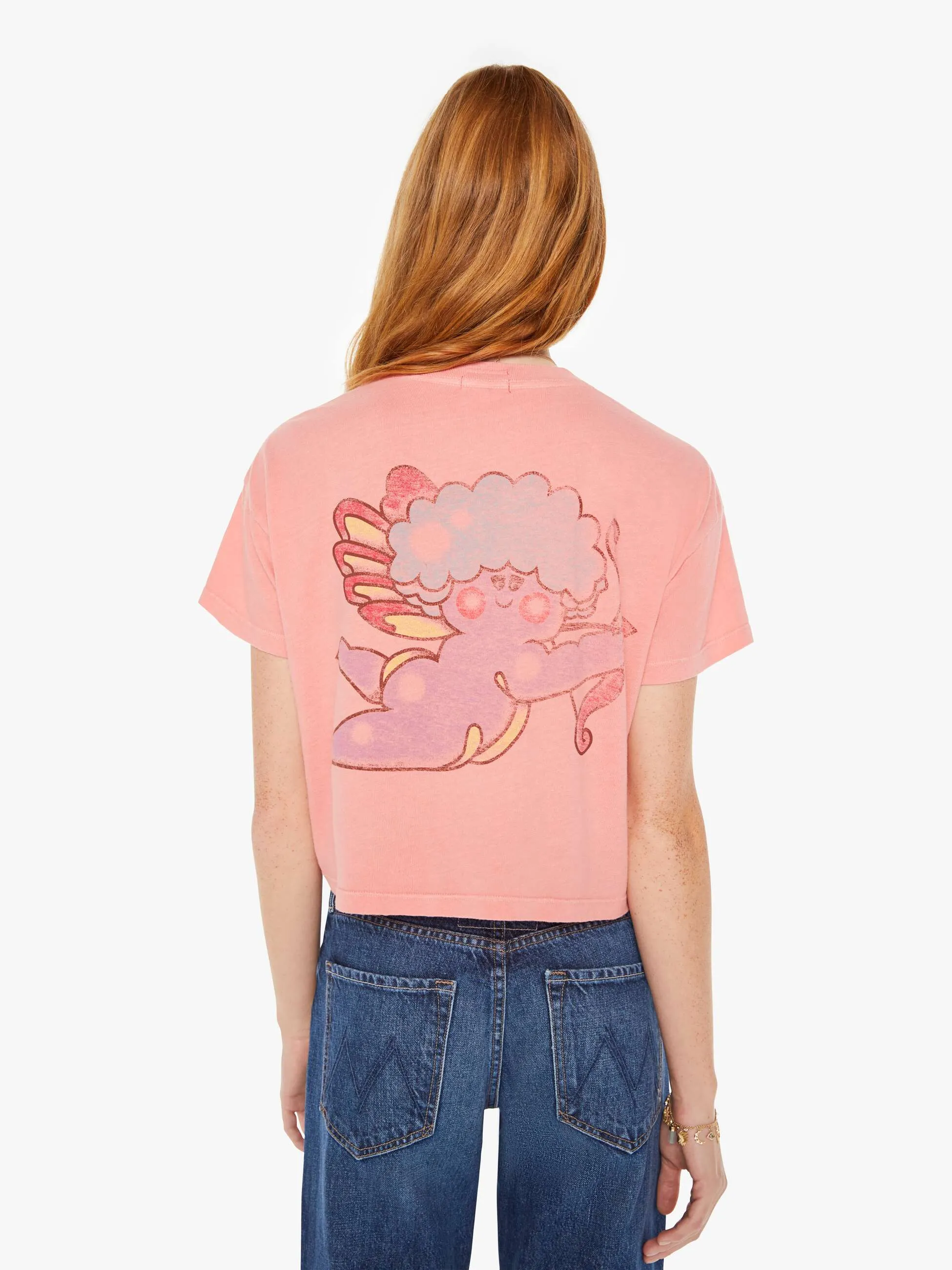 The Grab Bag Crop Tee - Love Cupid sold by MOTHER product image thumbnail 4