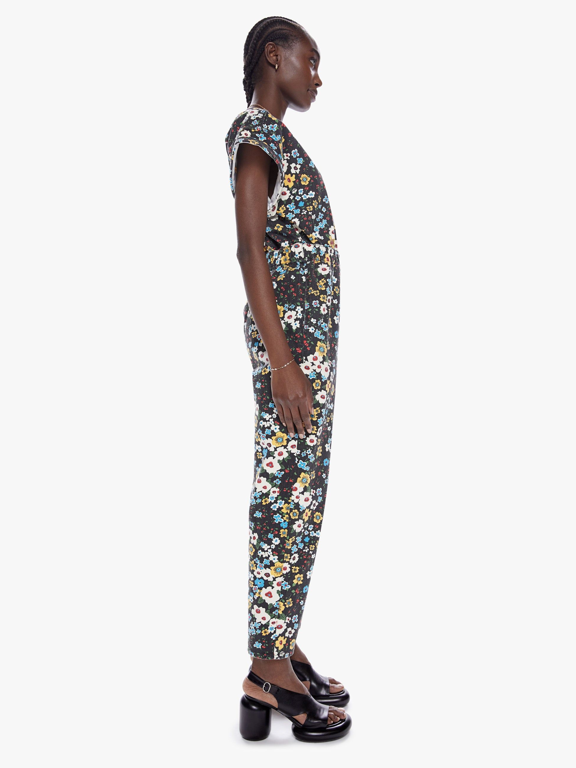 The Cinched Jumpsuit - Pushing Daisies sold by MOTHER product image thumbnail 3