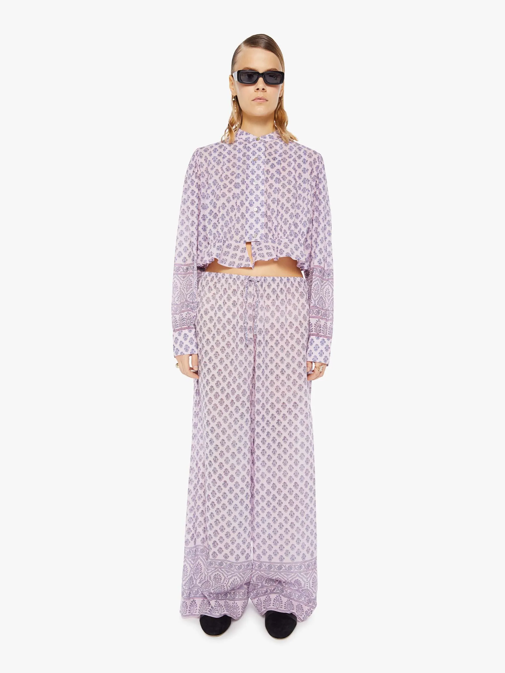 Alix Of Bohemia Ryland Top - Purple Lilac sold by MOTHER product image thumbnail 5