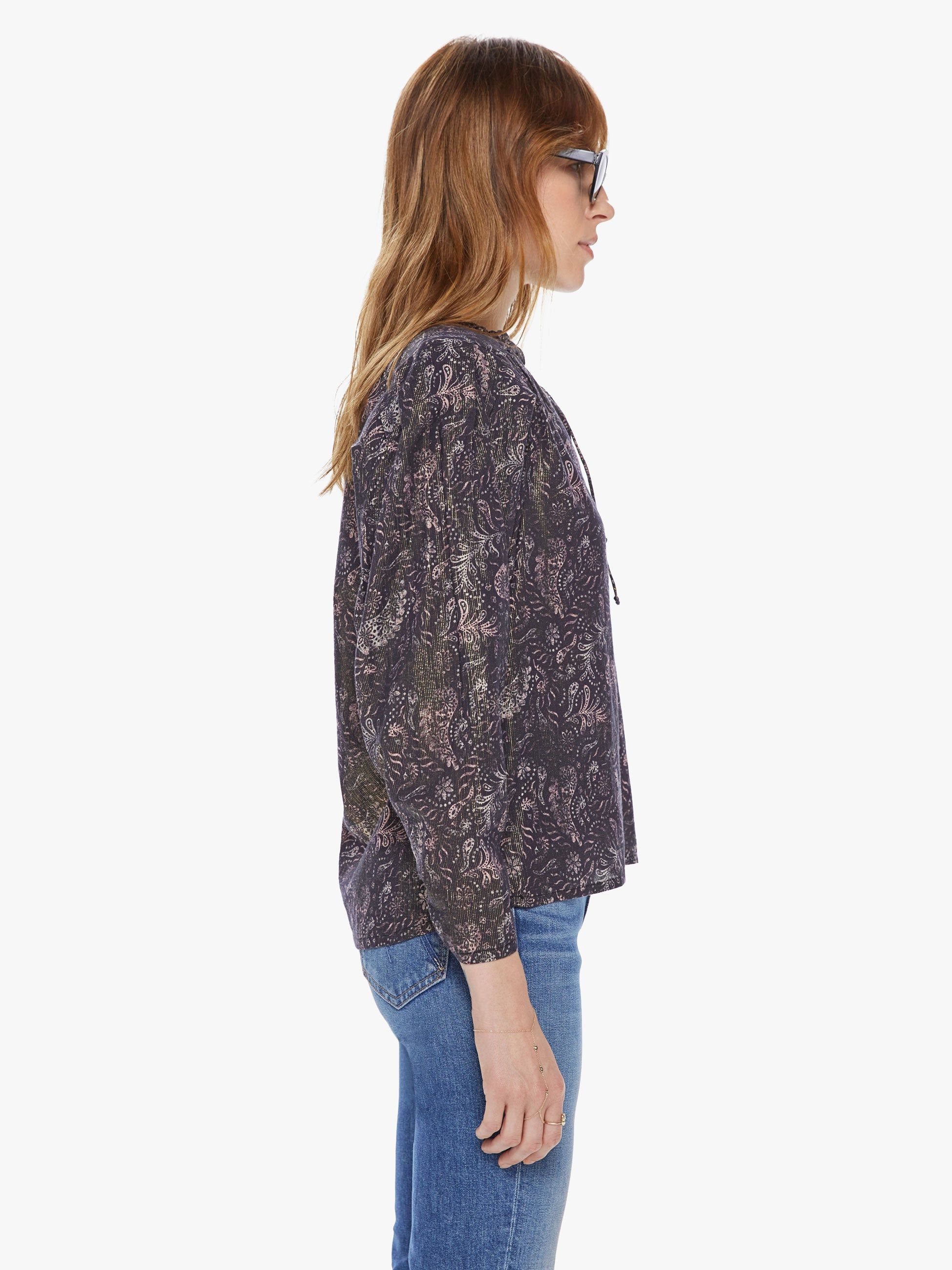 Maria Cher Luna Top - Alicante Dark sold by MOTHER product image thumbnail 3