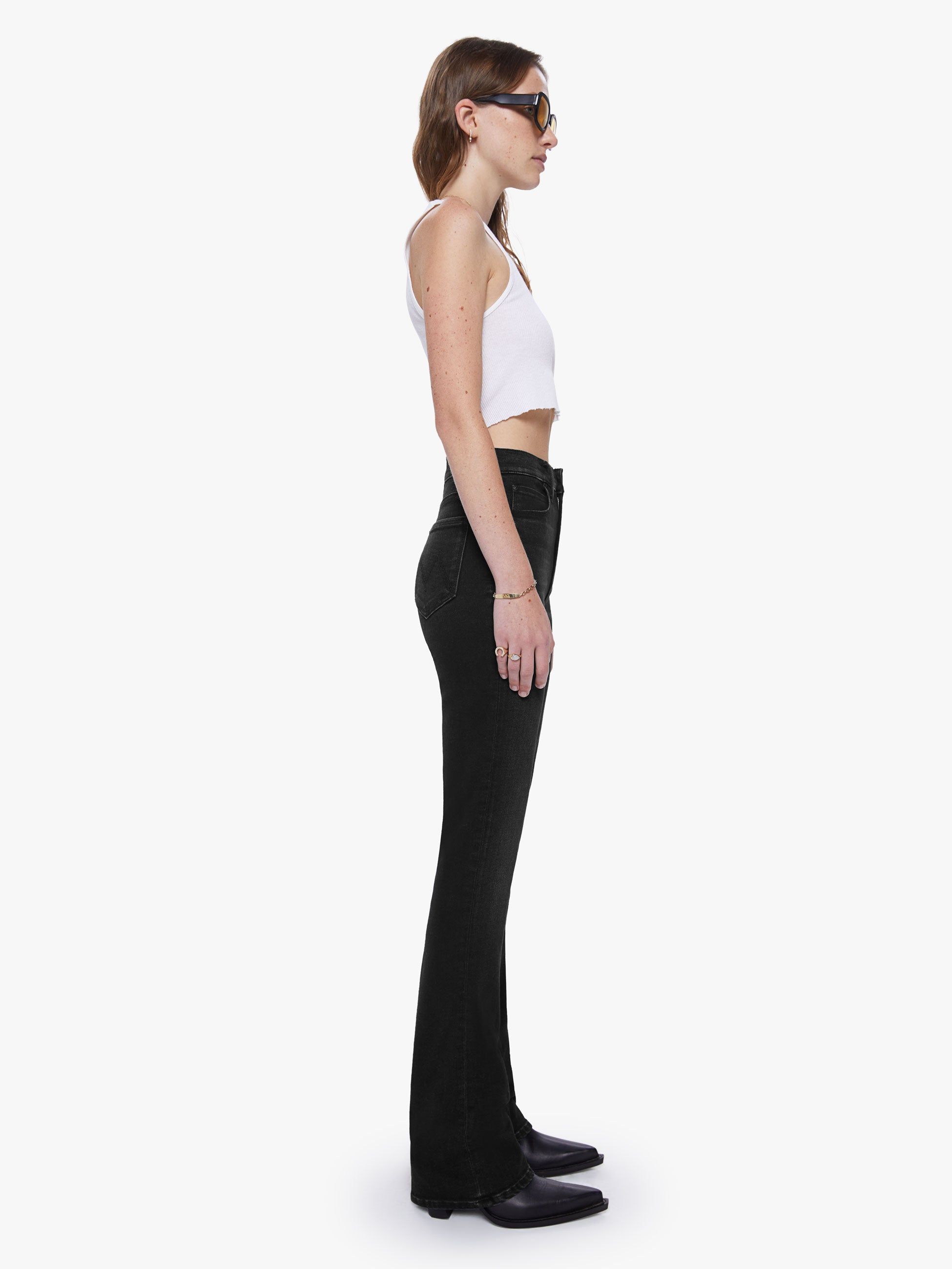 High Waisted Runaway - Encounters At Night sold by MOTHER product image thumbnail 3