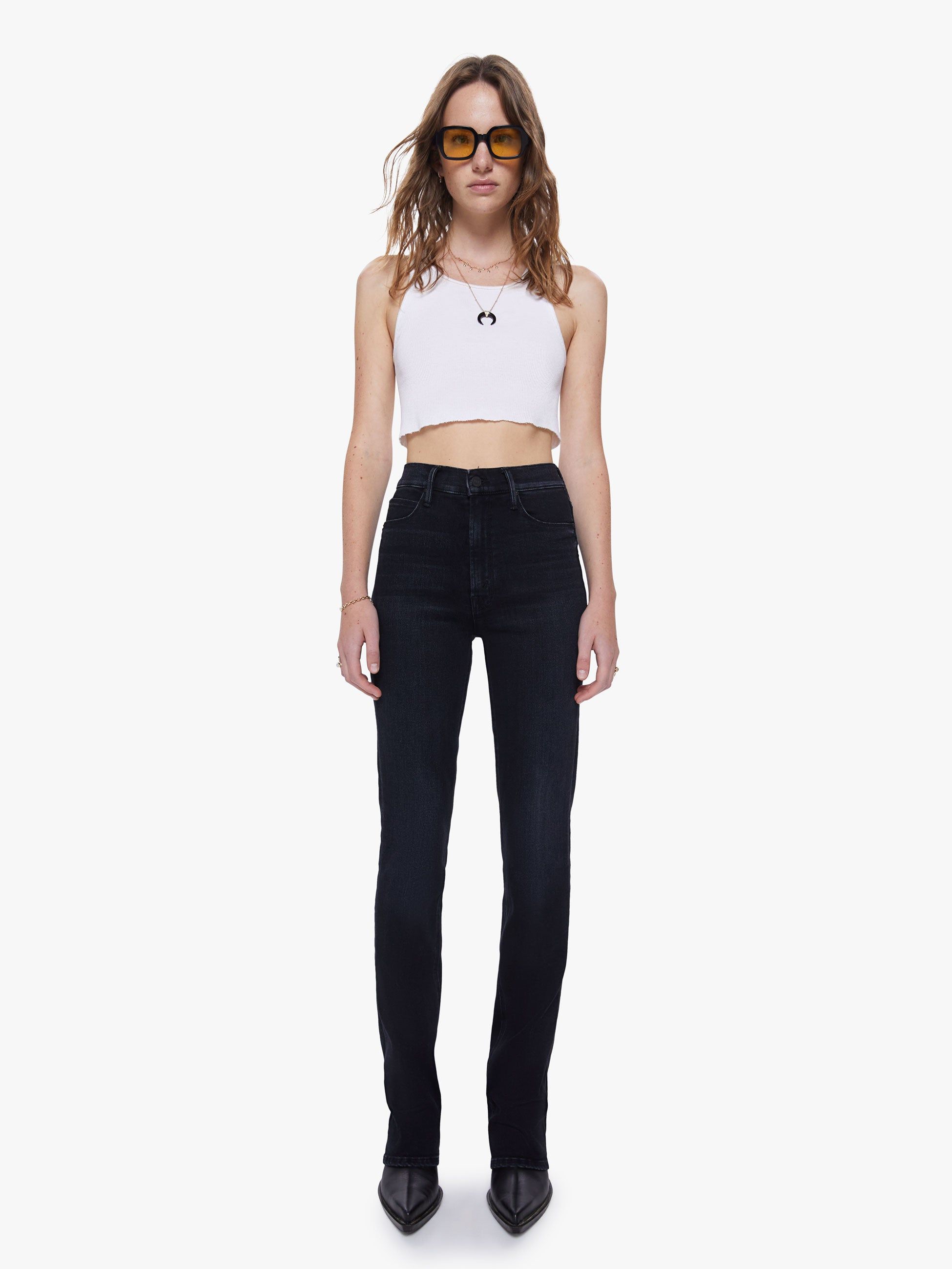 High Waisted Runaway - Encounters At Night sold by MOTHER product image thumbnail 2