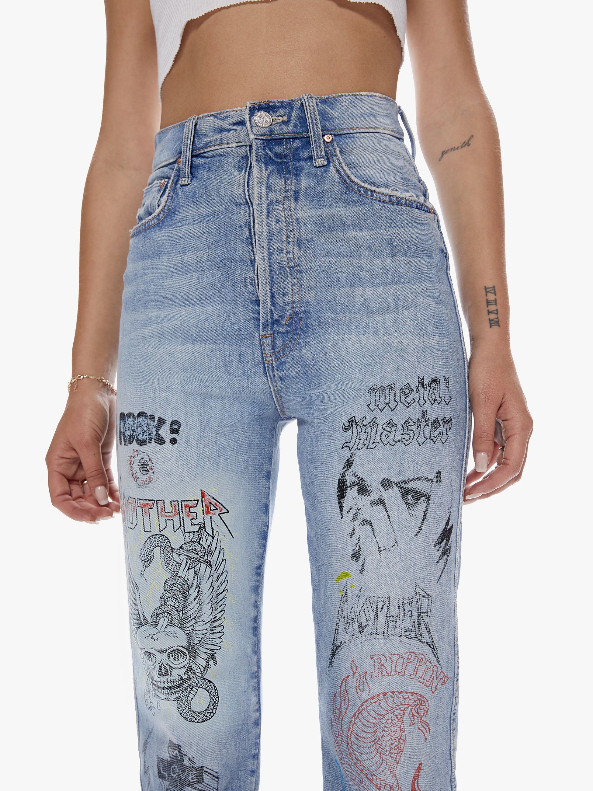 The Tippy Top Frisky Ankle - Metal Master sold by MOTHER product image thumbnail 5