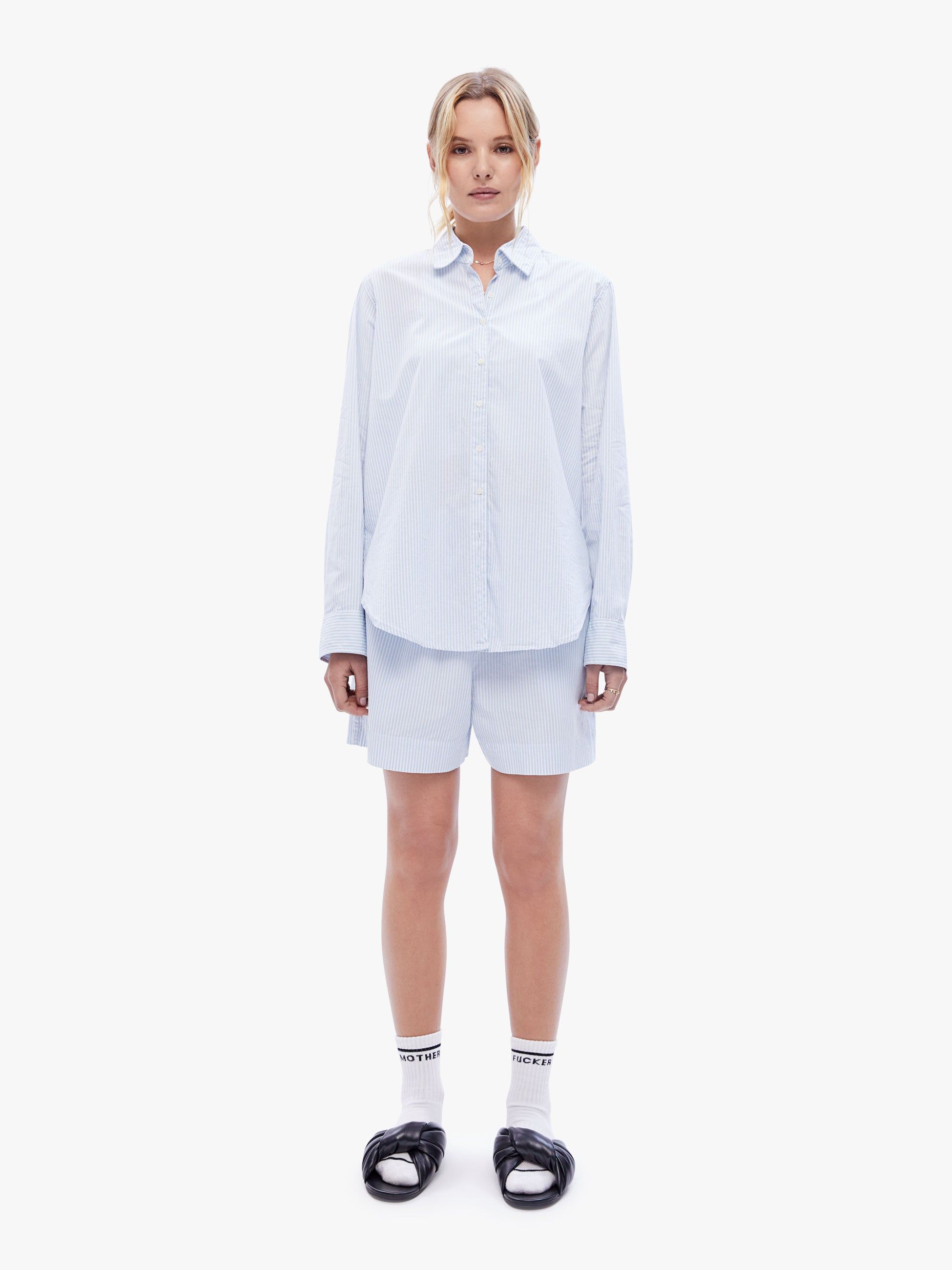 XiRENA Jordy Shirt - Sky Stripe sold by MOTHER product image thumbnail 5