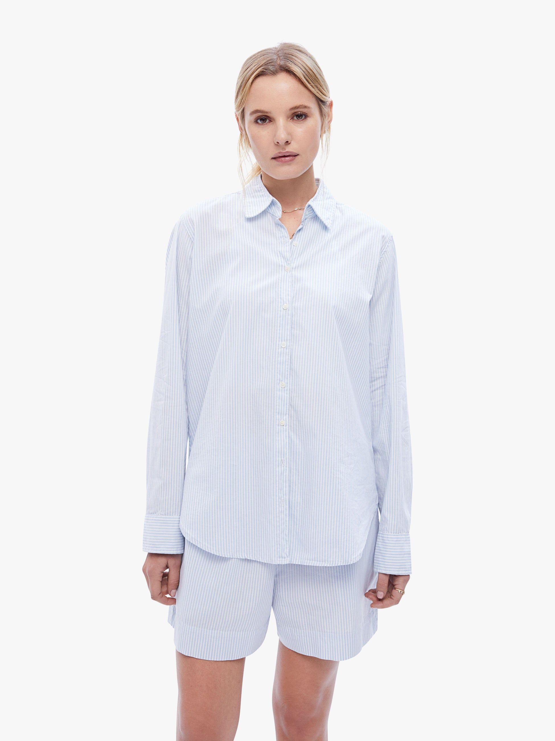 XiRENA Jordy Shirt - Sky Stripe sold by MOTHER product image thumbnail 2