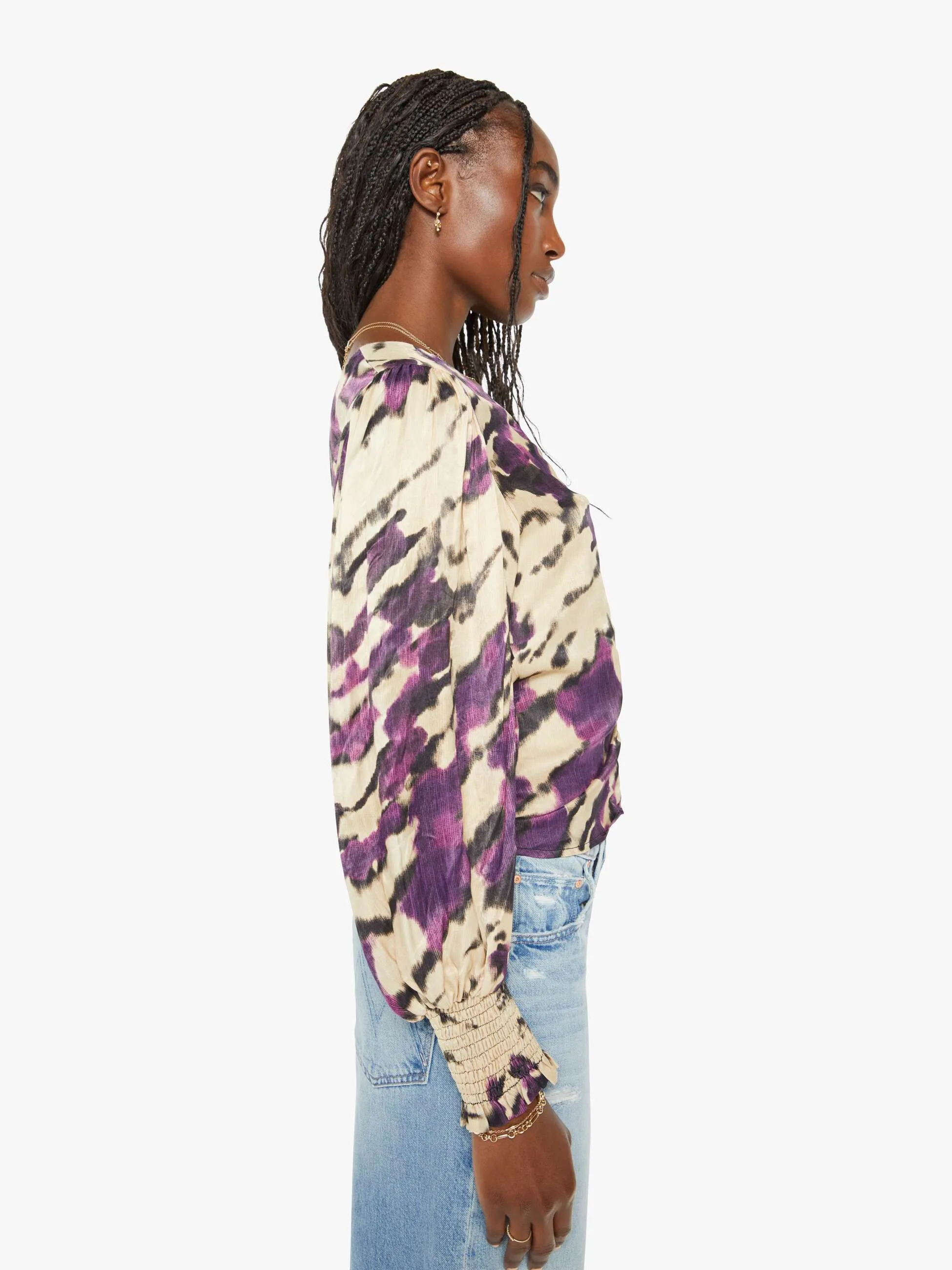 Maria Cher Auka Top - Wild Violet sold by MOTHER product image thumbnail 2