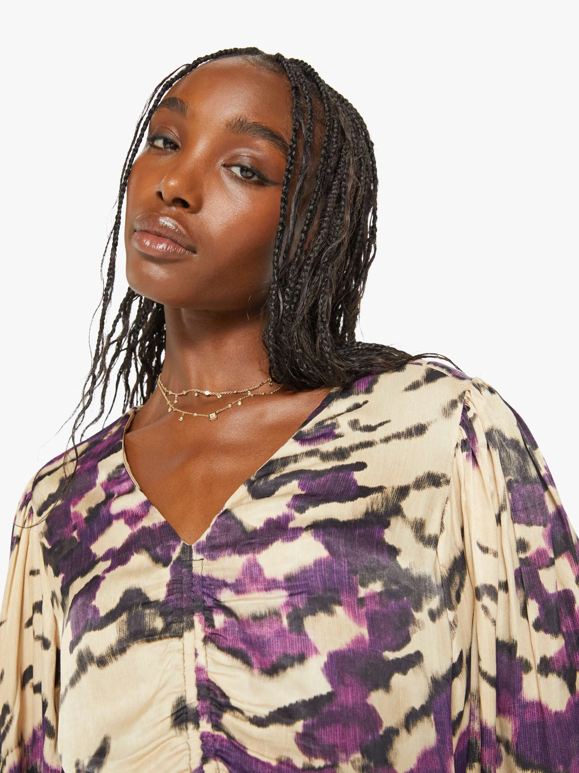 Maria Cher Auka Top - Wild Violet sold by MOTHER product image thumbnail 5