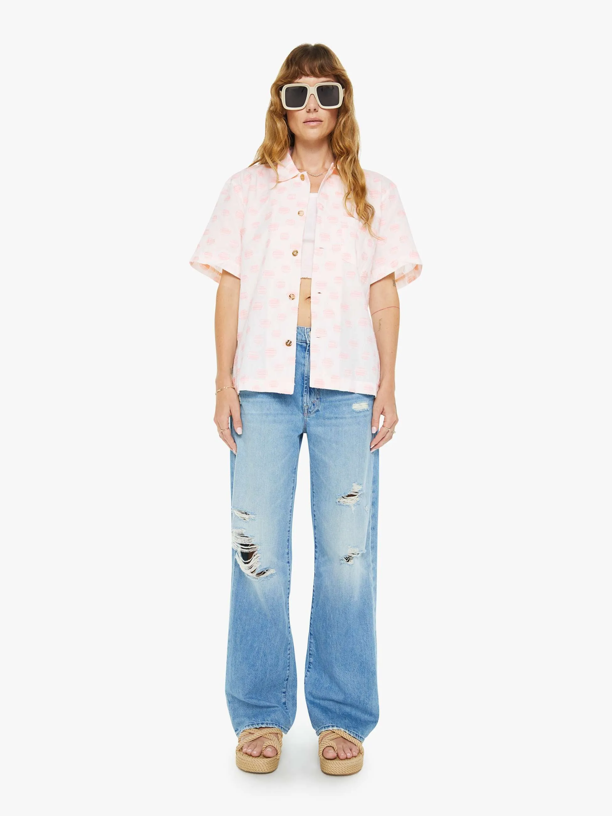 Dr. Collectors St Tropez Shirt - Off-White sold by MOTHER product image thumbnail 4