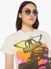 MadeWorn Aerosmith 1990 Tee - Vintage White sold by MOTHER