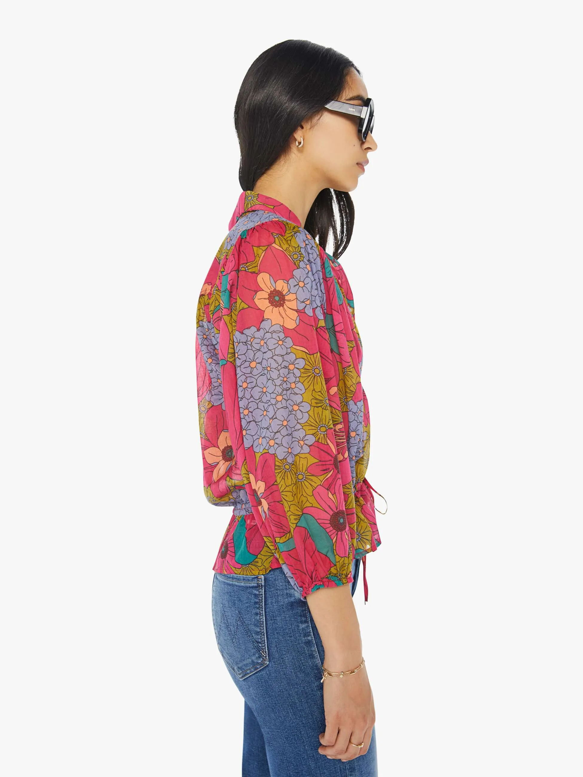 The Wasting Time Henley - Psychic Floral sold by MOTHER product image thumbnail 2